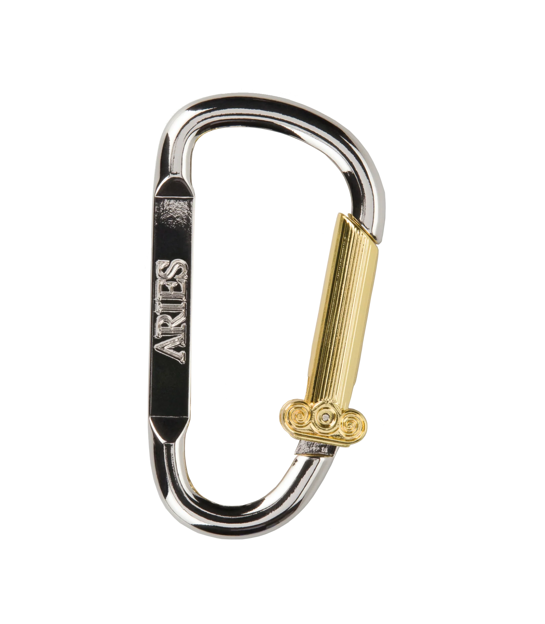 Column Carabiner - Silver / Gold