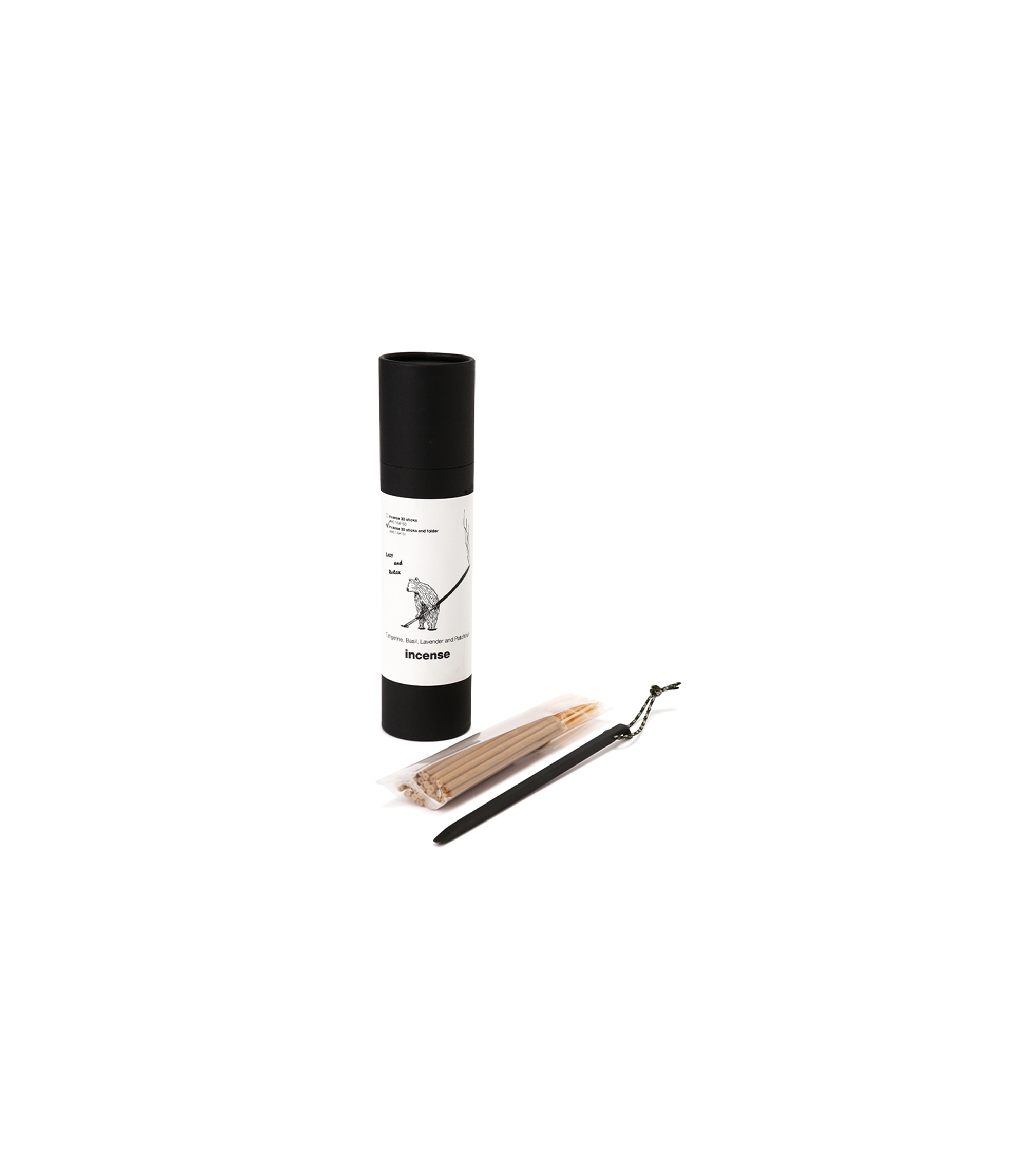 Incense and Holder - Grey