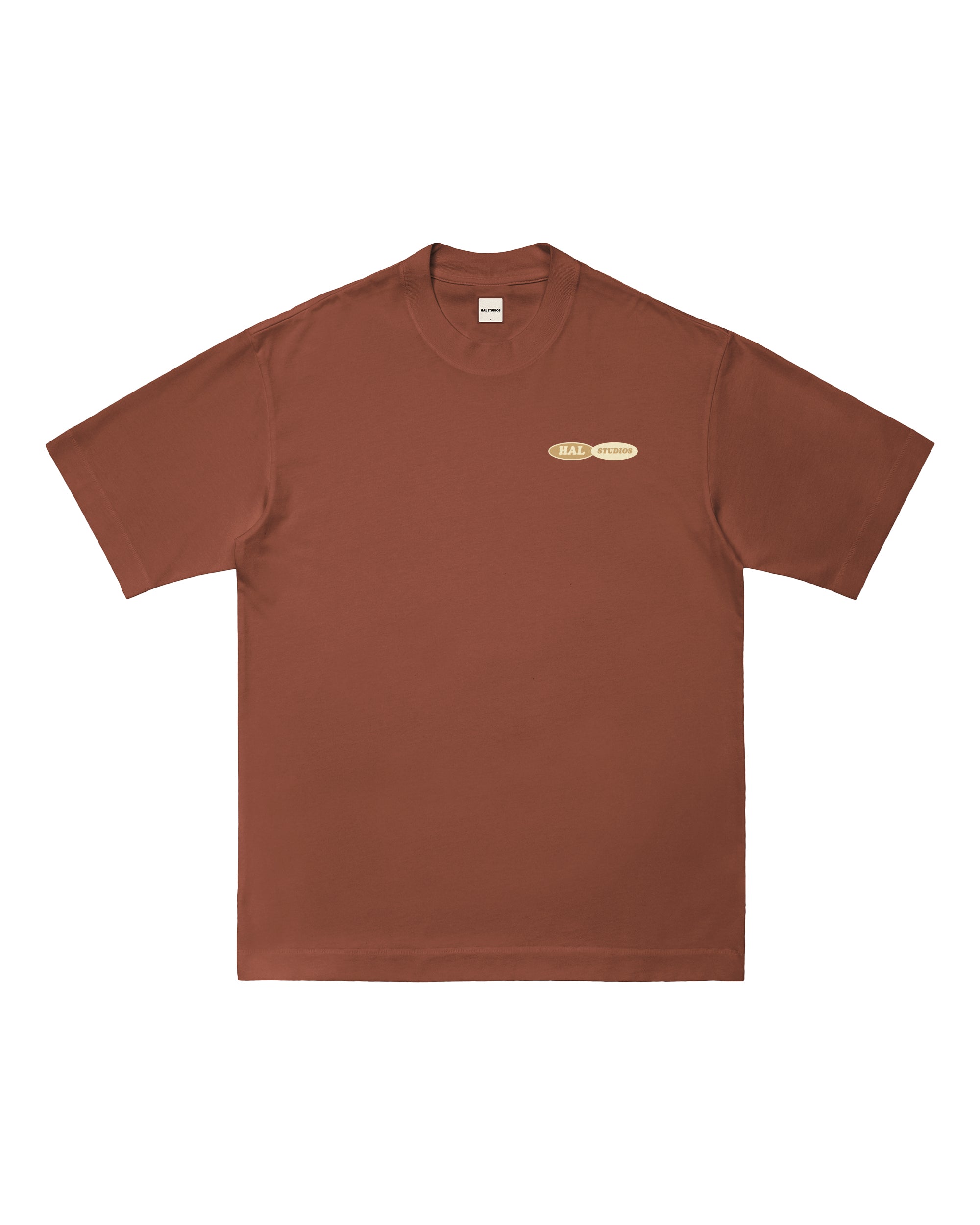 A HAL STUDIOS JOINT T-SHIRT - REDWOOD