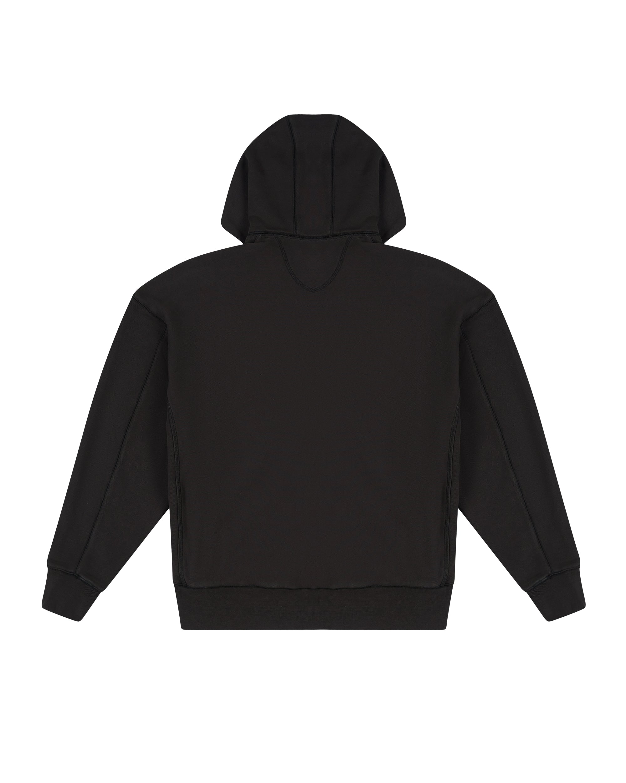 HAUS HOODED SWEATSHIRT - BLACK