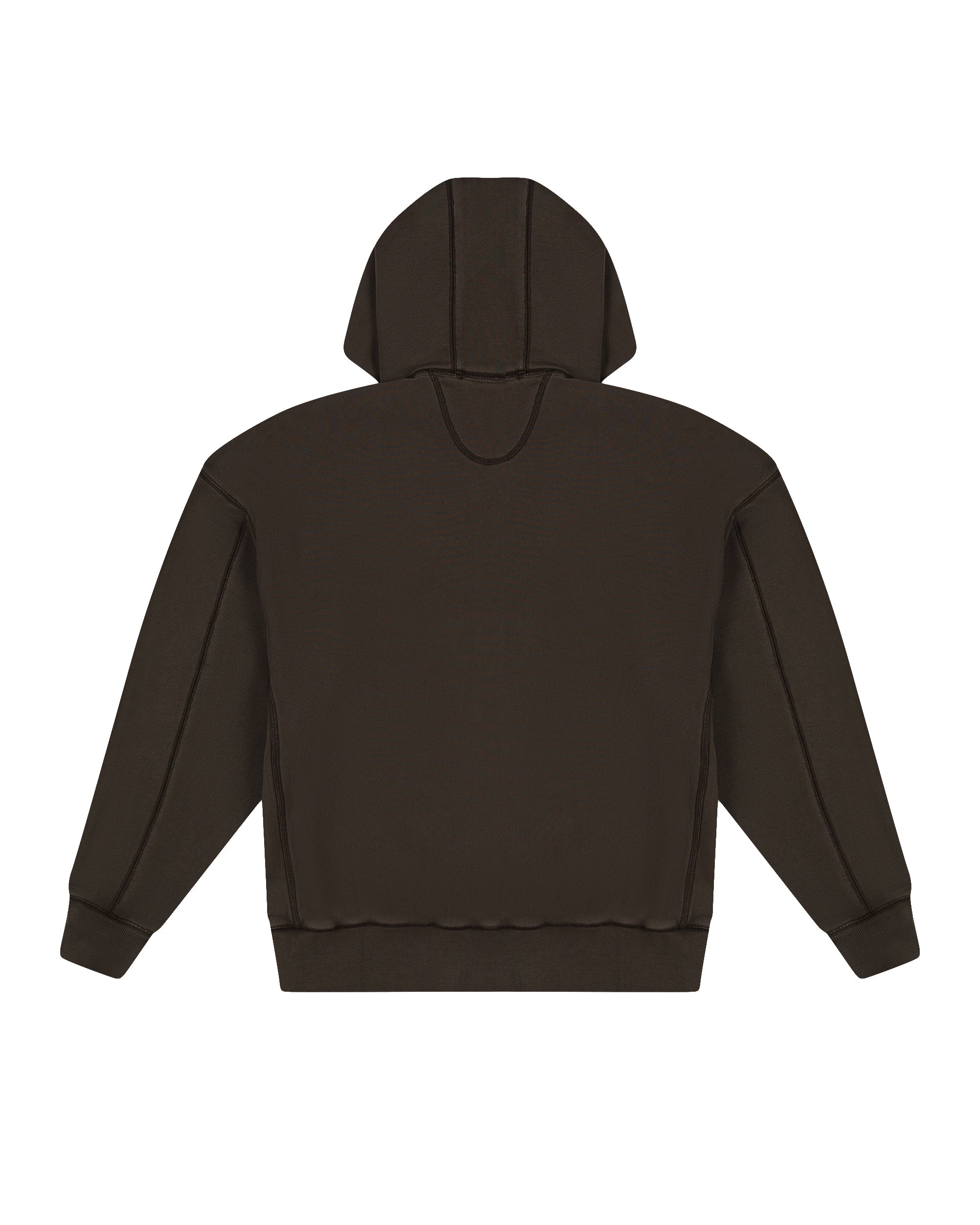 HAUS HOODED SWEATSHIRT - COFFEE