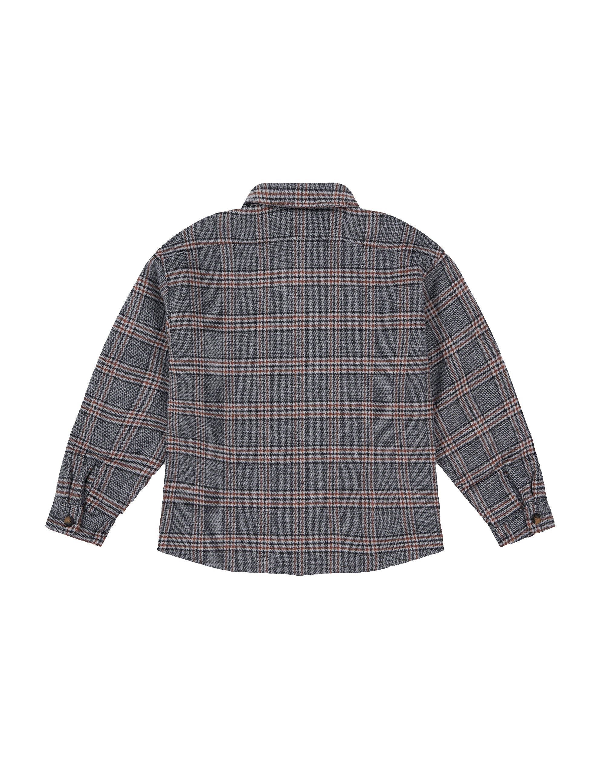 PLAID OVERSHIRT - PEAT