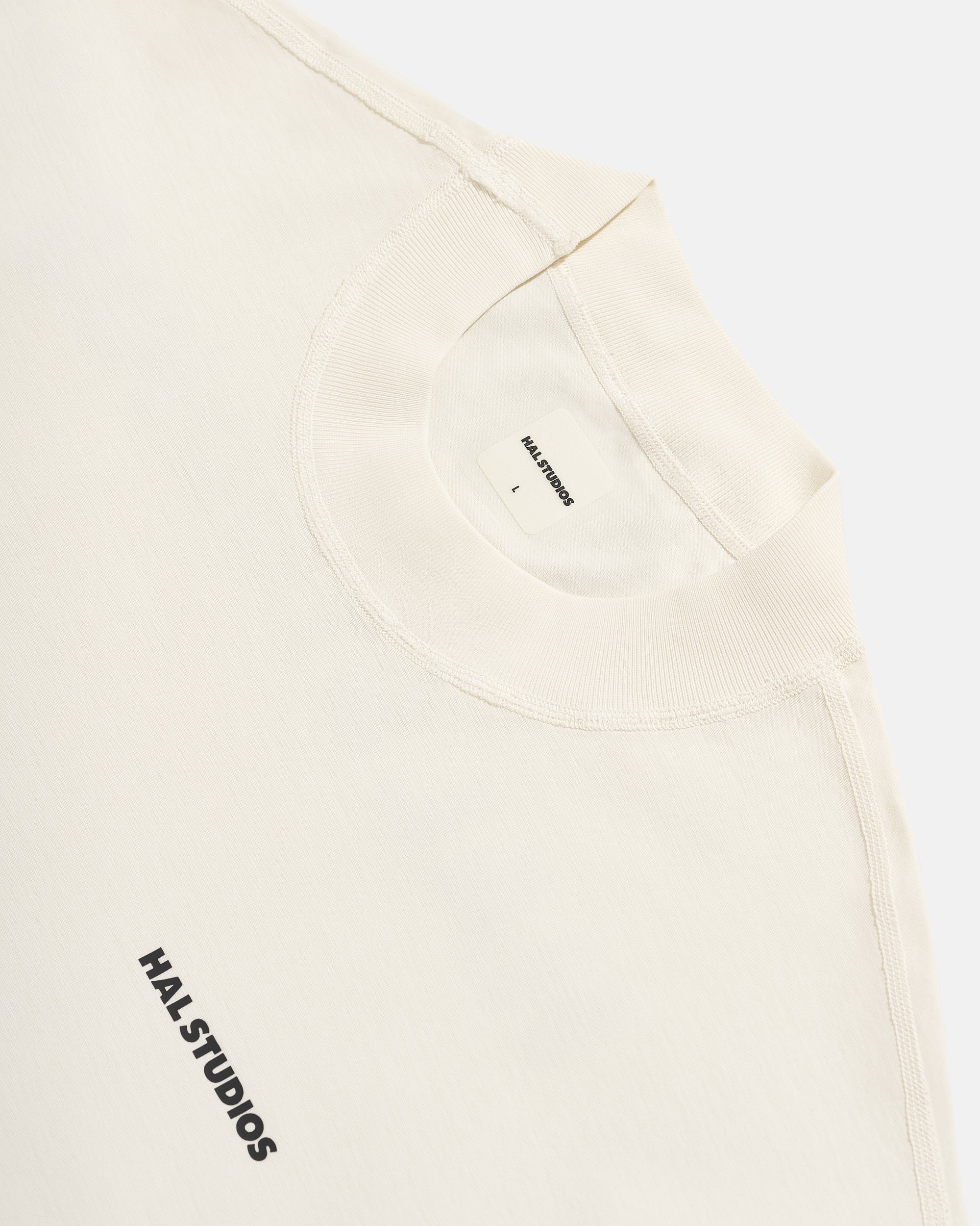 Inside-Out Uniform T-Shirt - Off-White