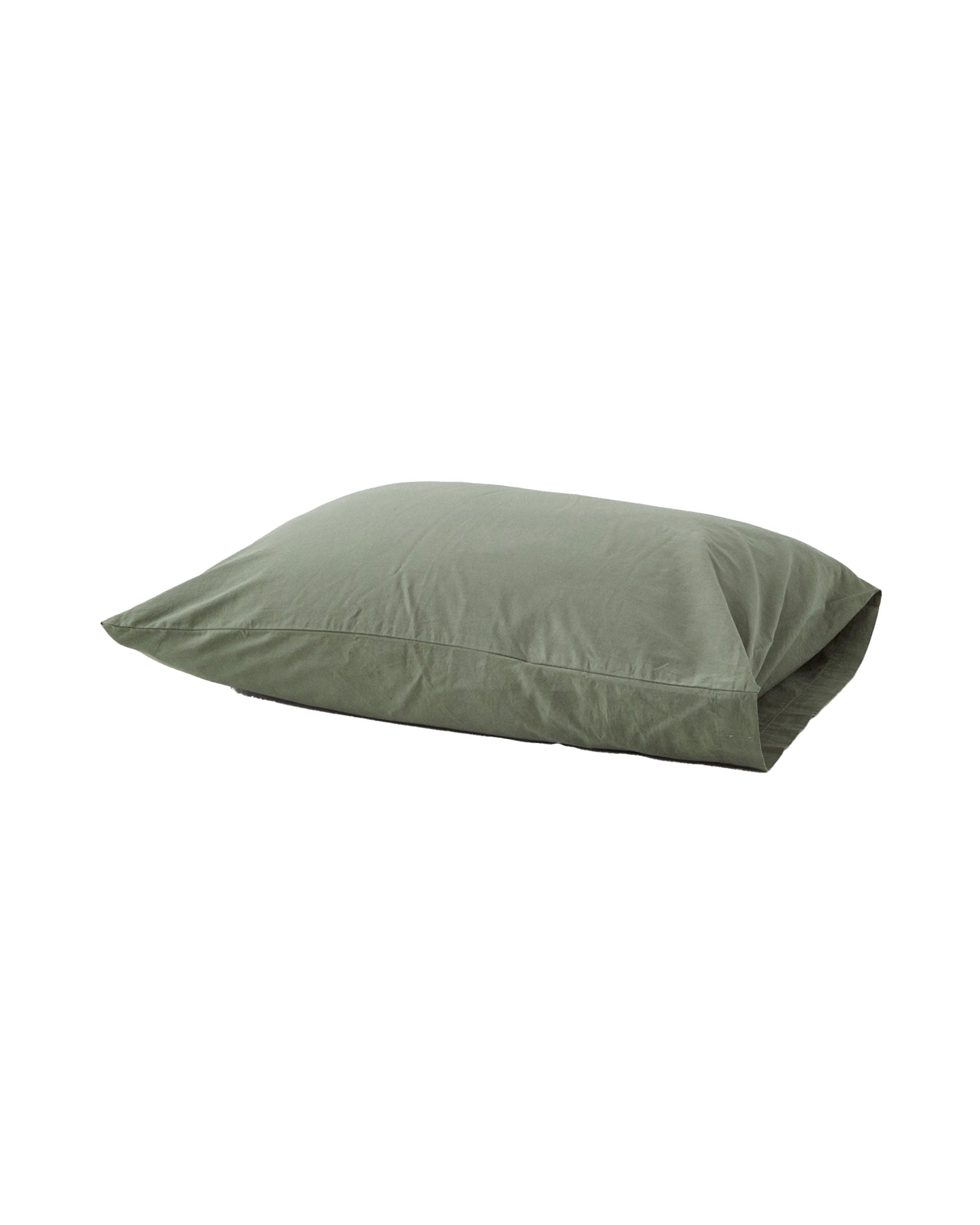Organic Cotton Peracle Pillow Case - Olive Green