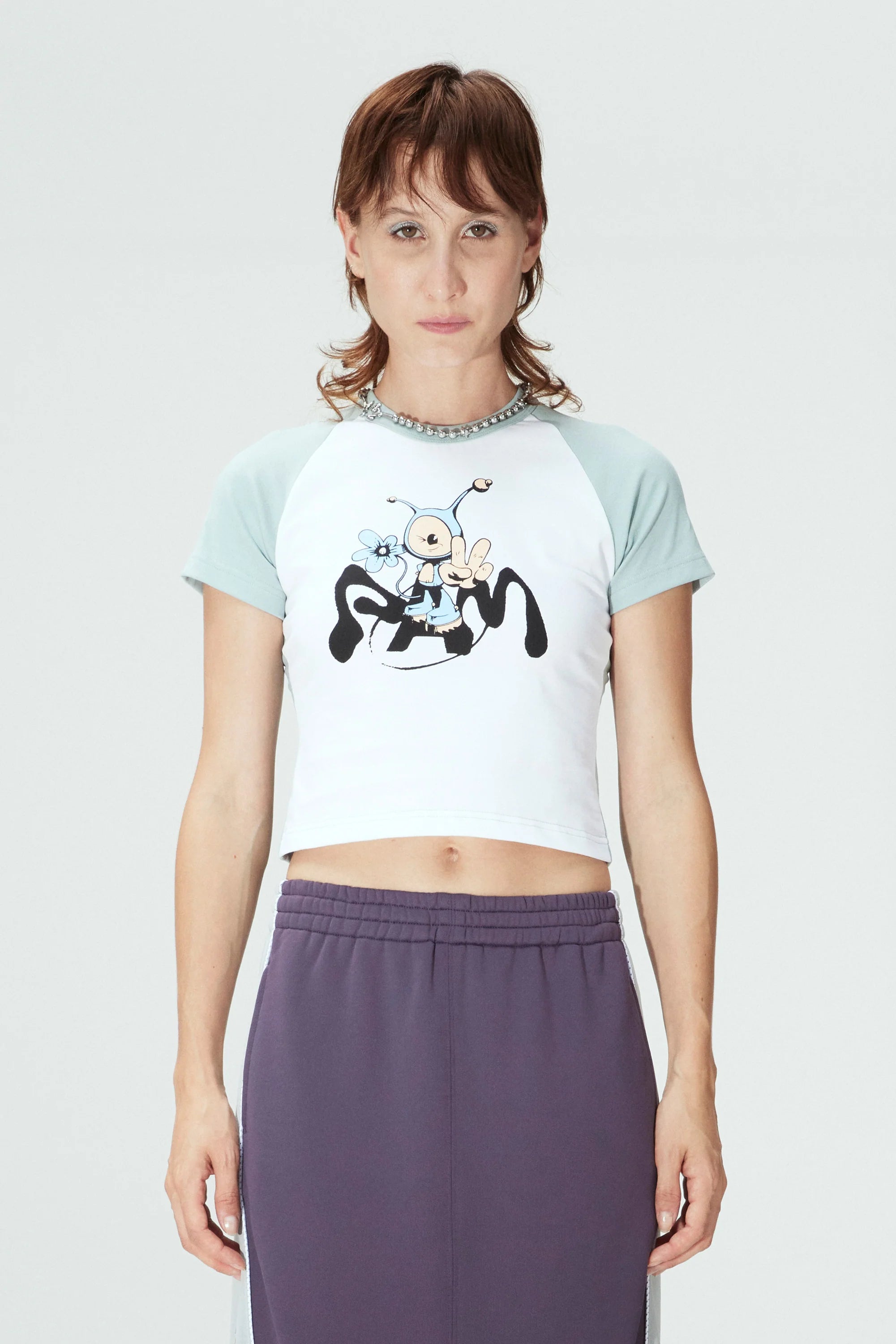 Marpi Raglan Baby Tee - Multi