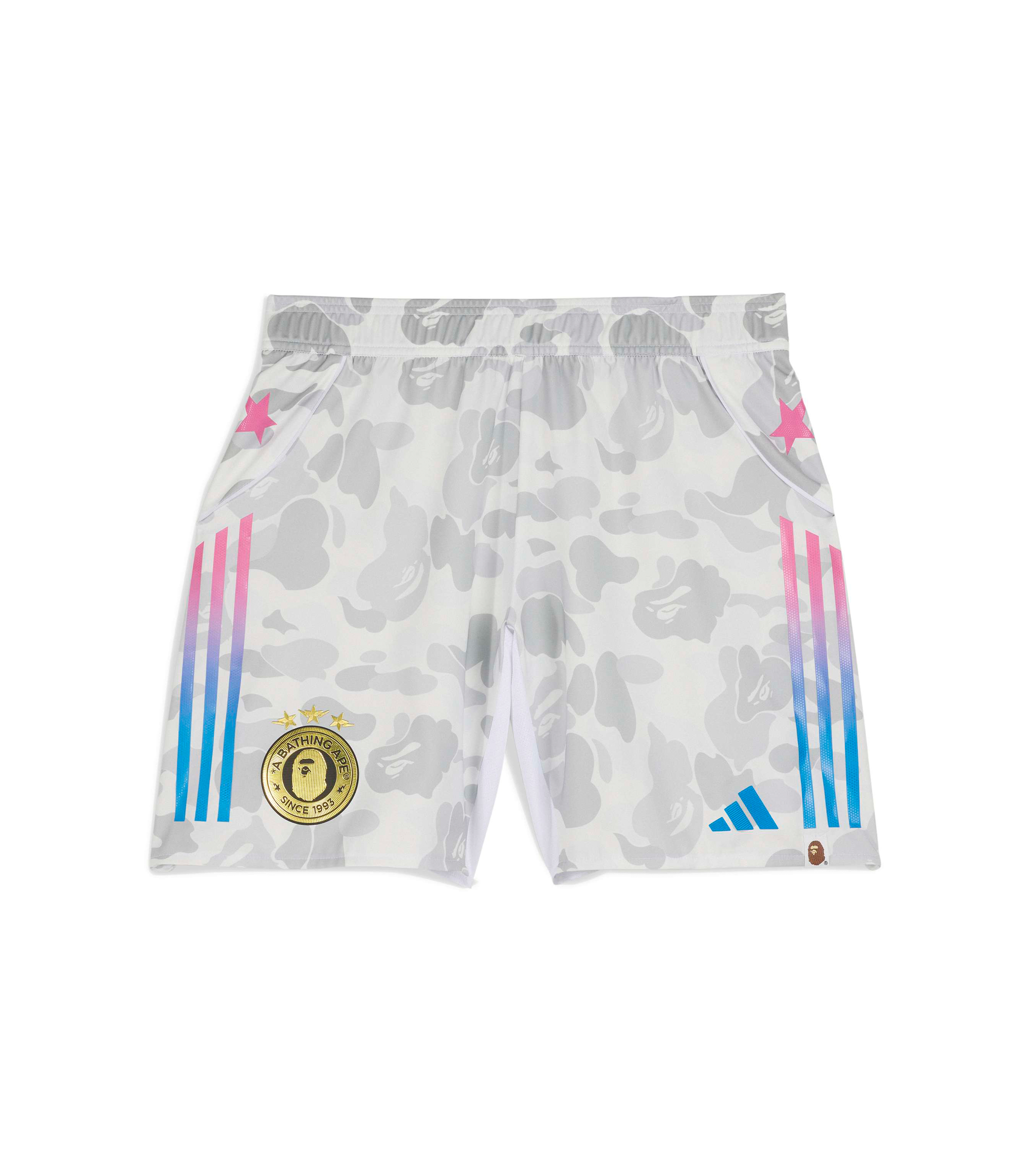 BAPE Football Shorts - White