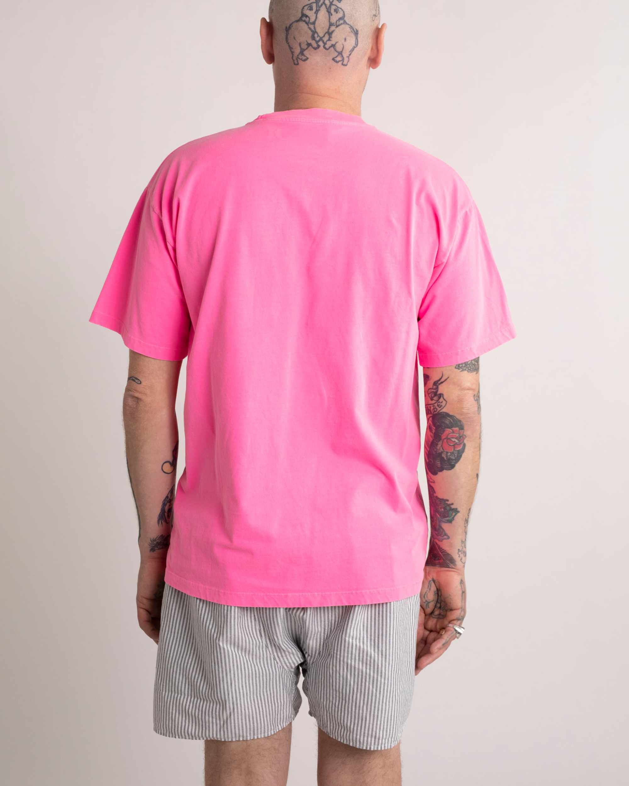 No Problemo Fluoro Dye T-Shirt - Pink