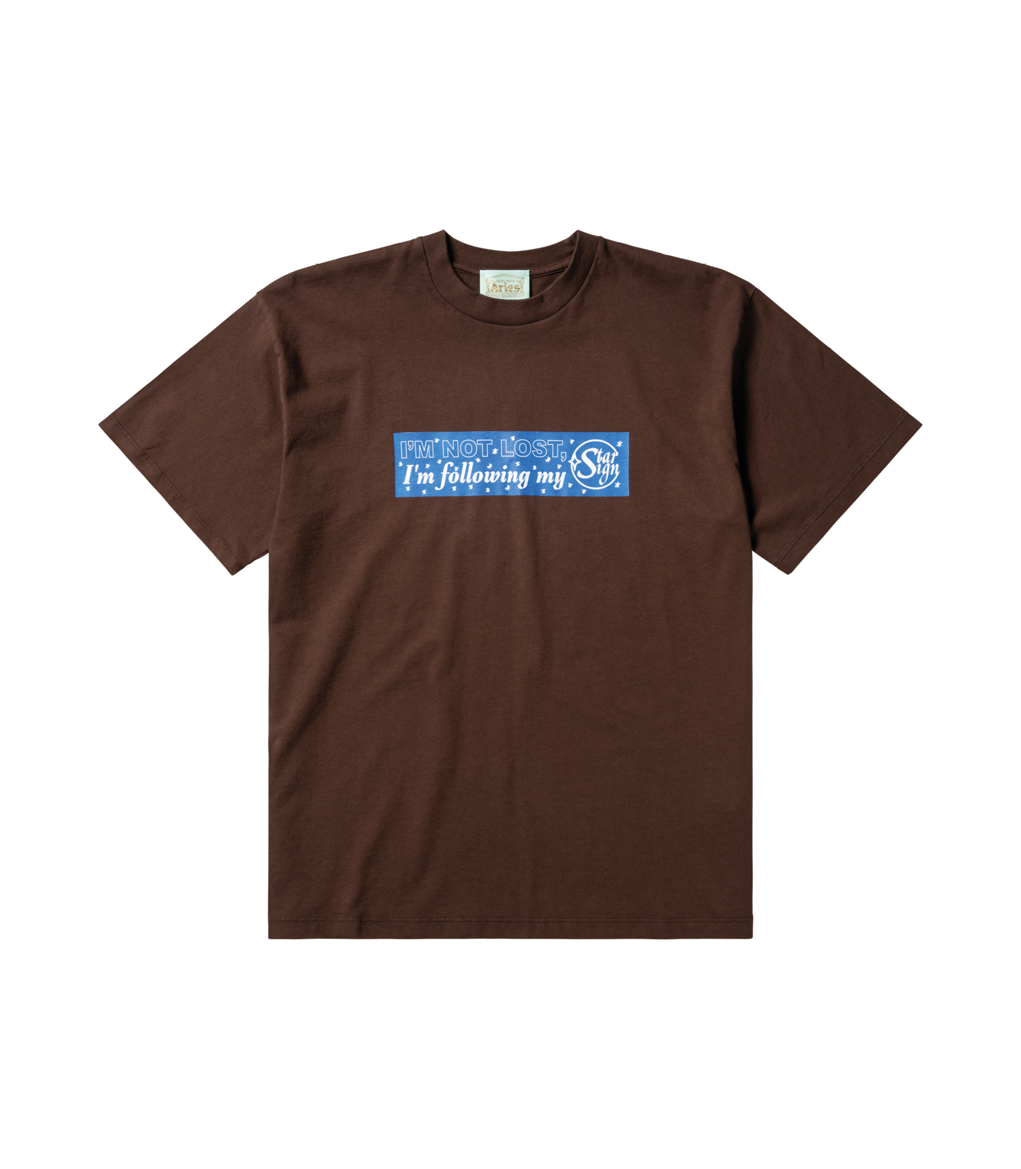 Follow Your Starsign T-Shirt - Brown