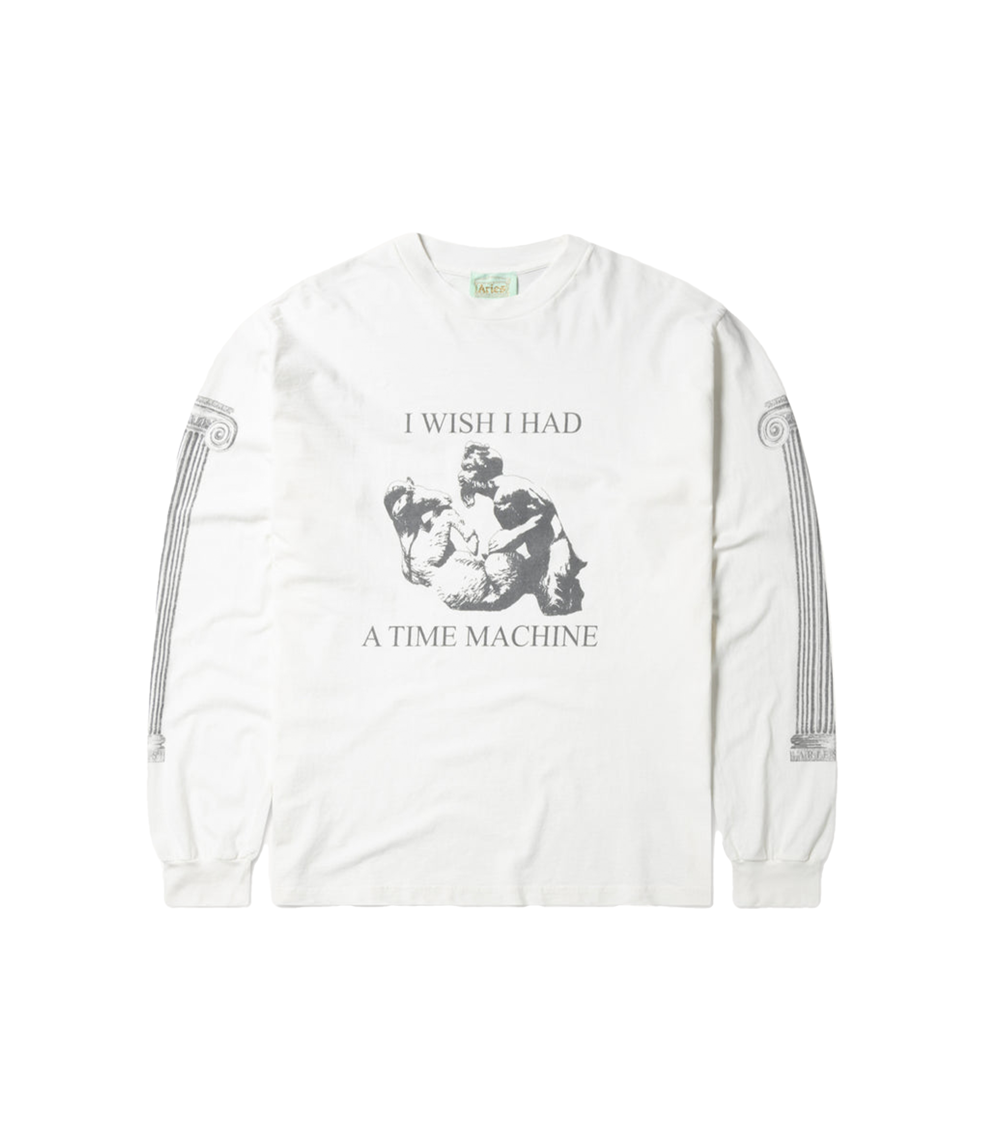 Time Machine Long Sleeve - Stained White