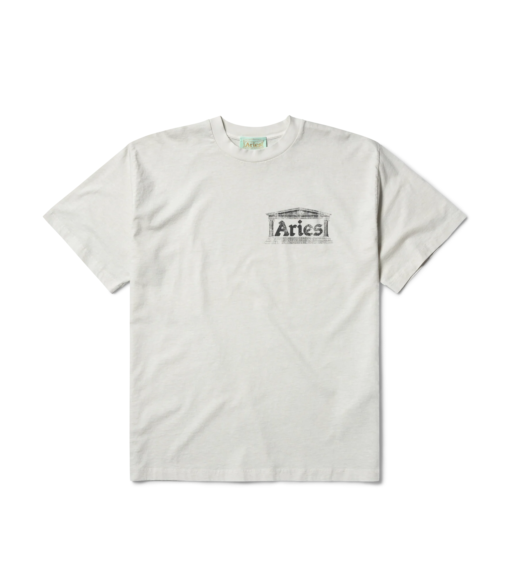 Aged Ancient Temple T-Shirt - Off White