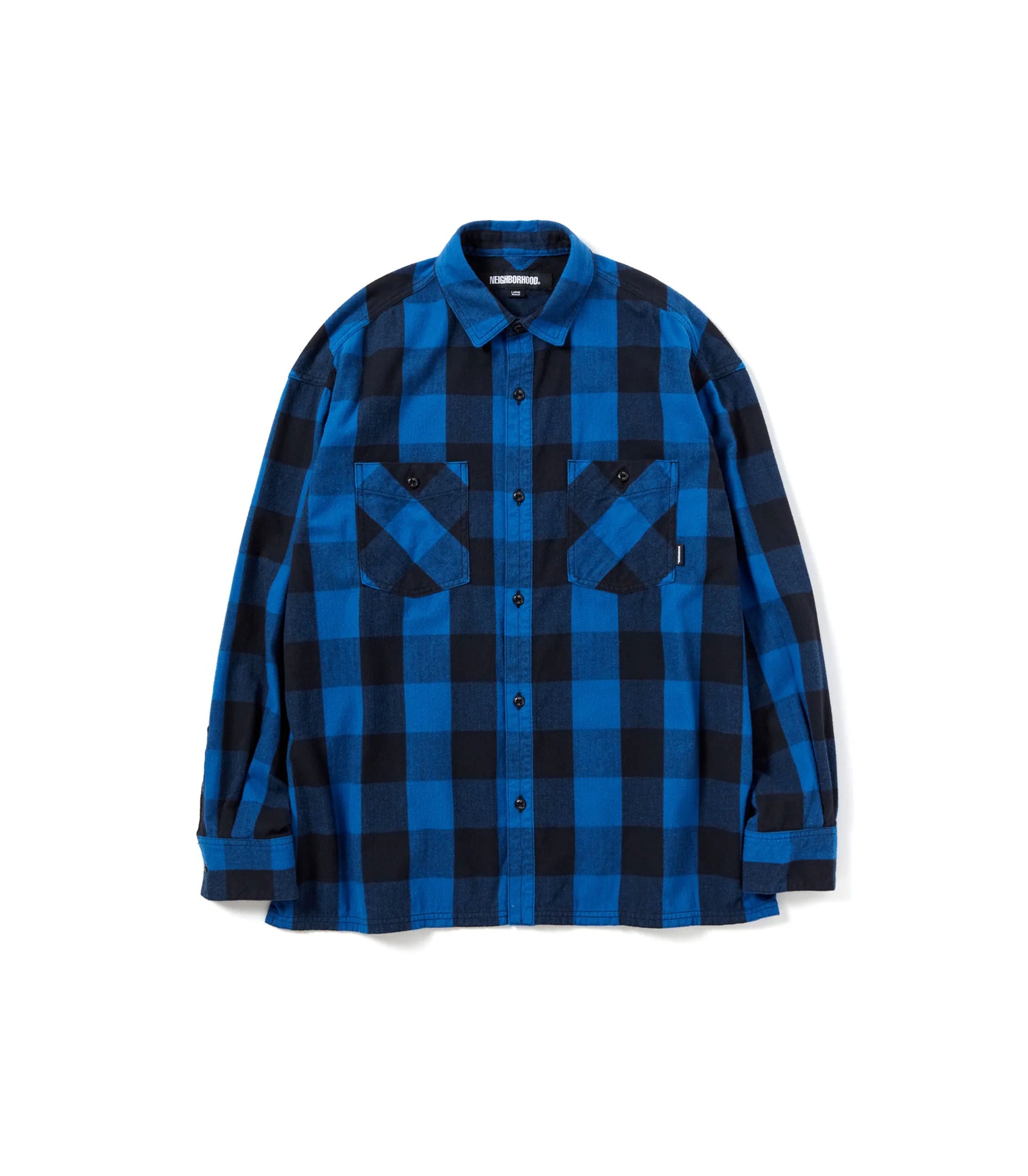 Buffalo Check L/S Shirt - Blue