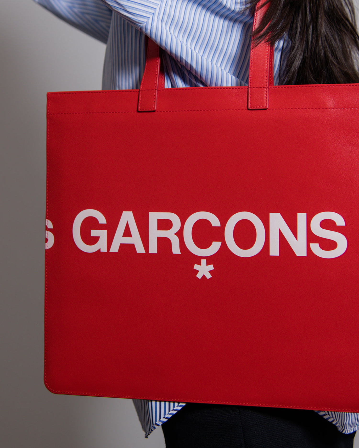 Huge Logo Tote Bag - Red