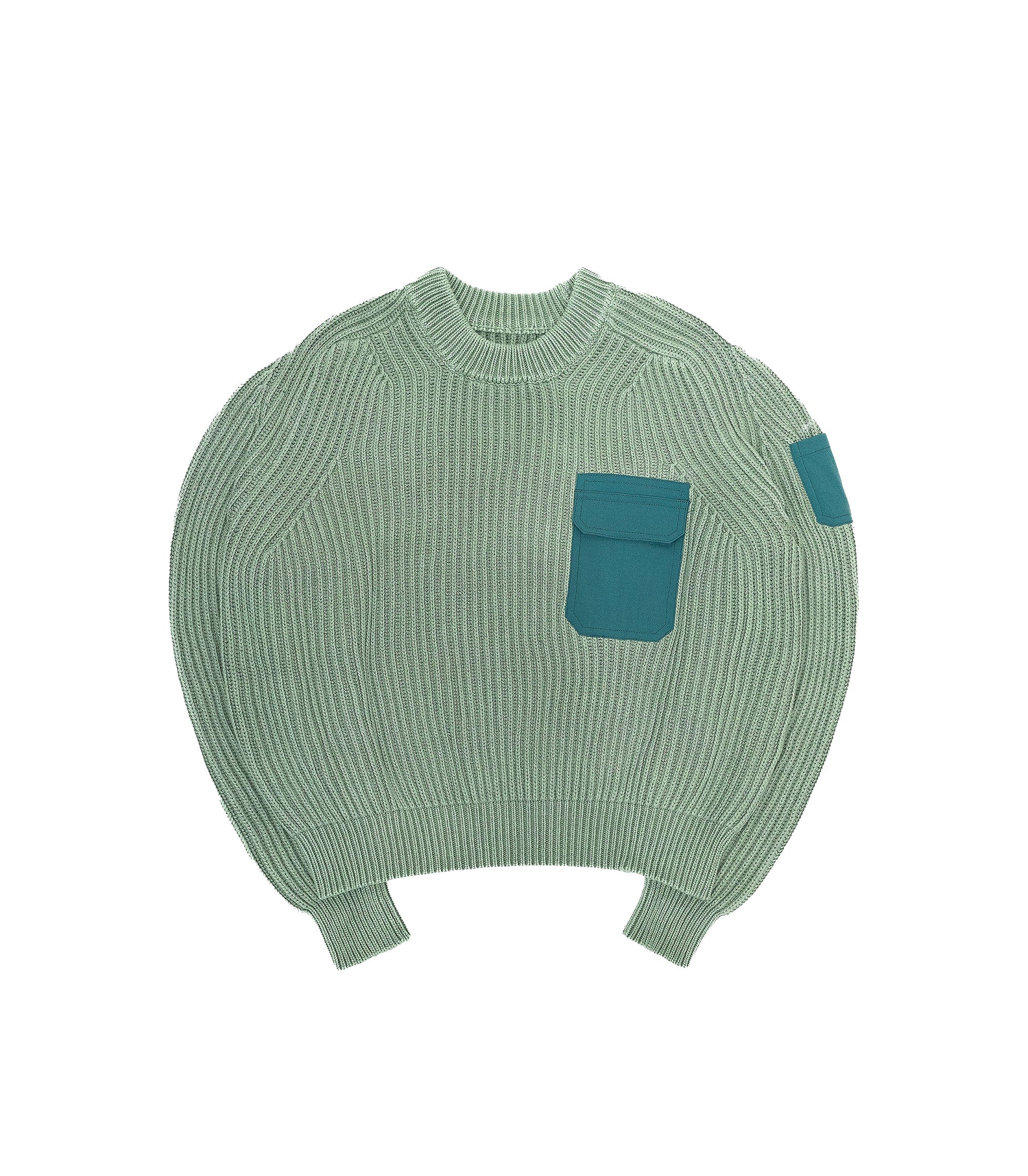 Outpost Knit Crewneck - Sage Green