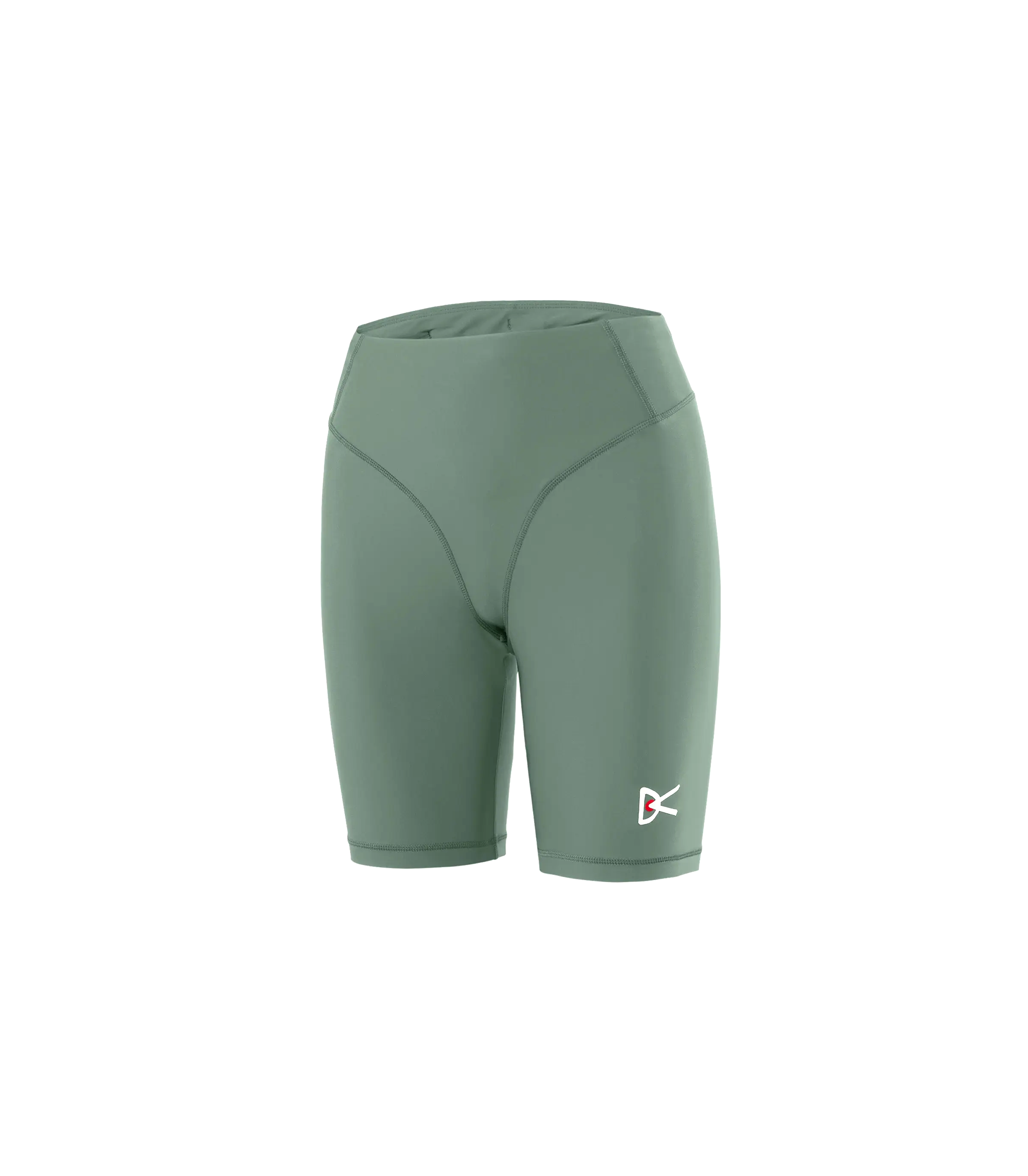 7" Pocketed Half Tights - Cool Sage