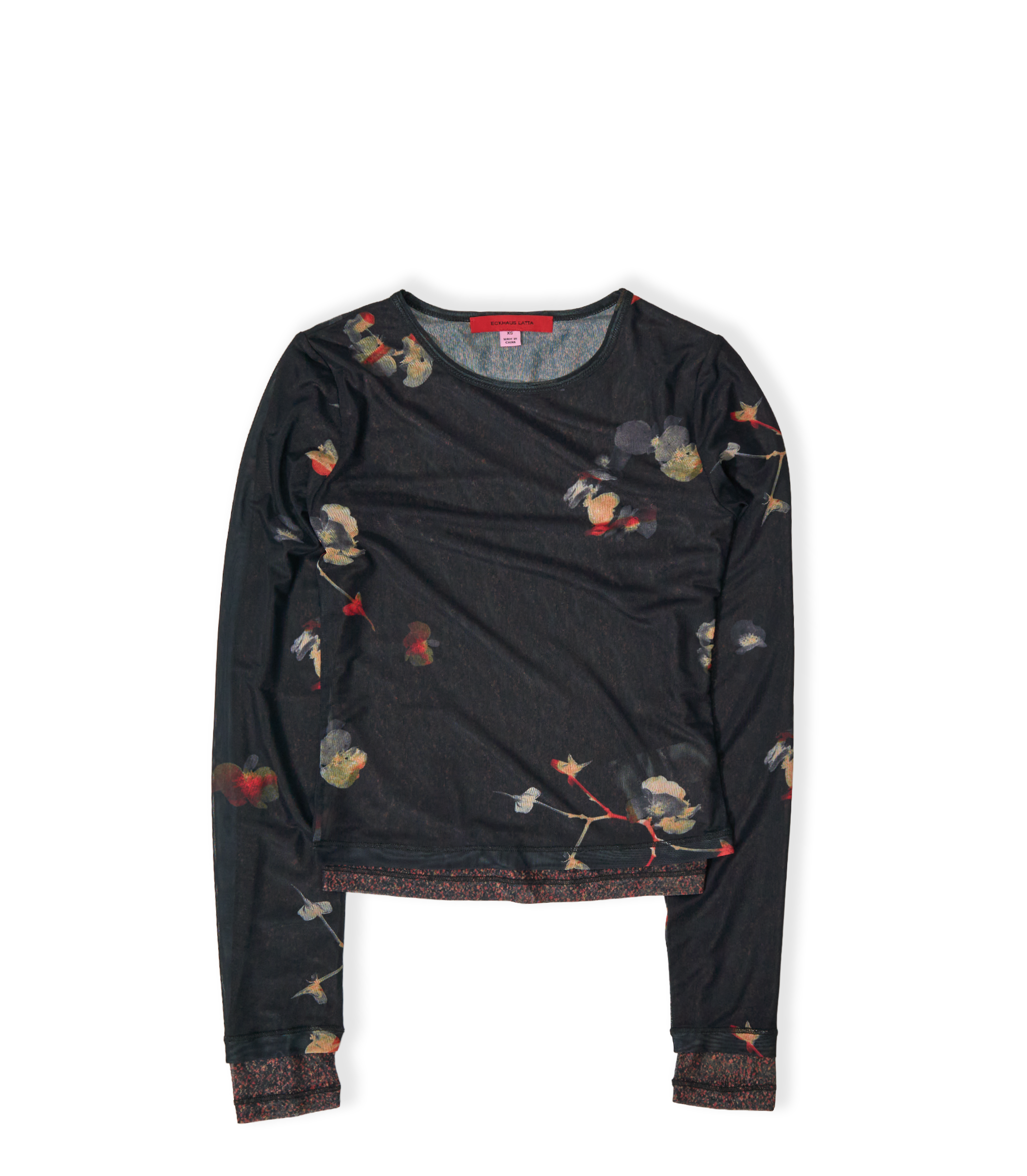 Duet Top - Black Pansy