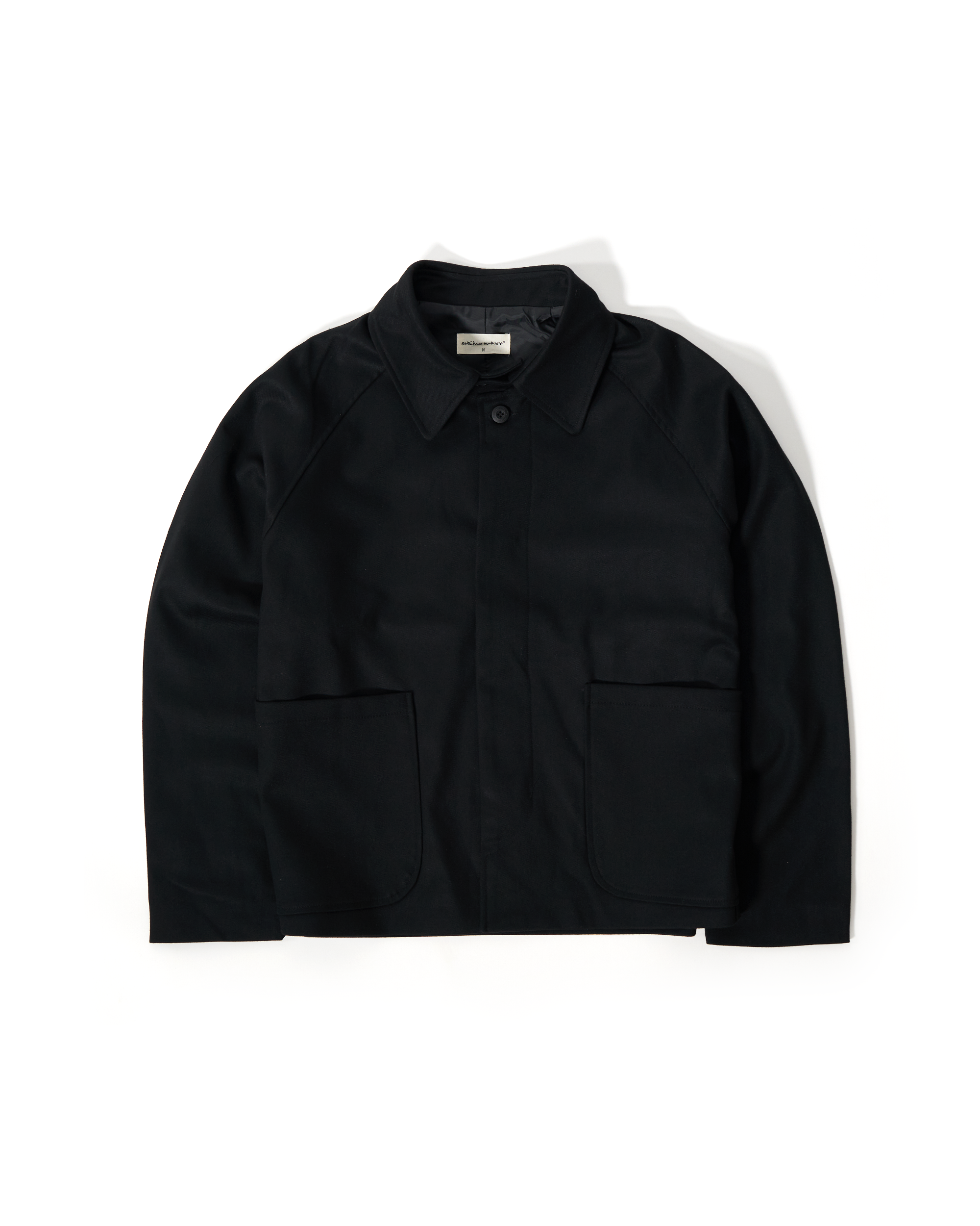Raglan Pocket Jacket - Black