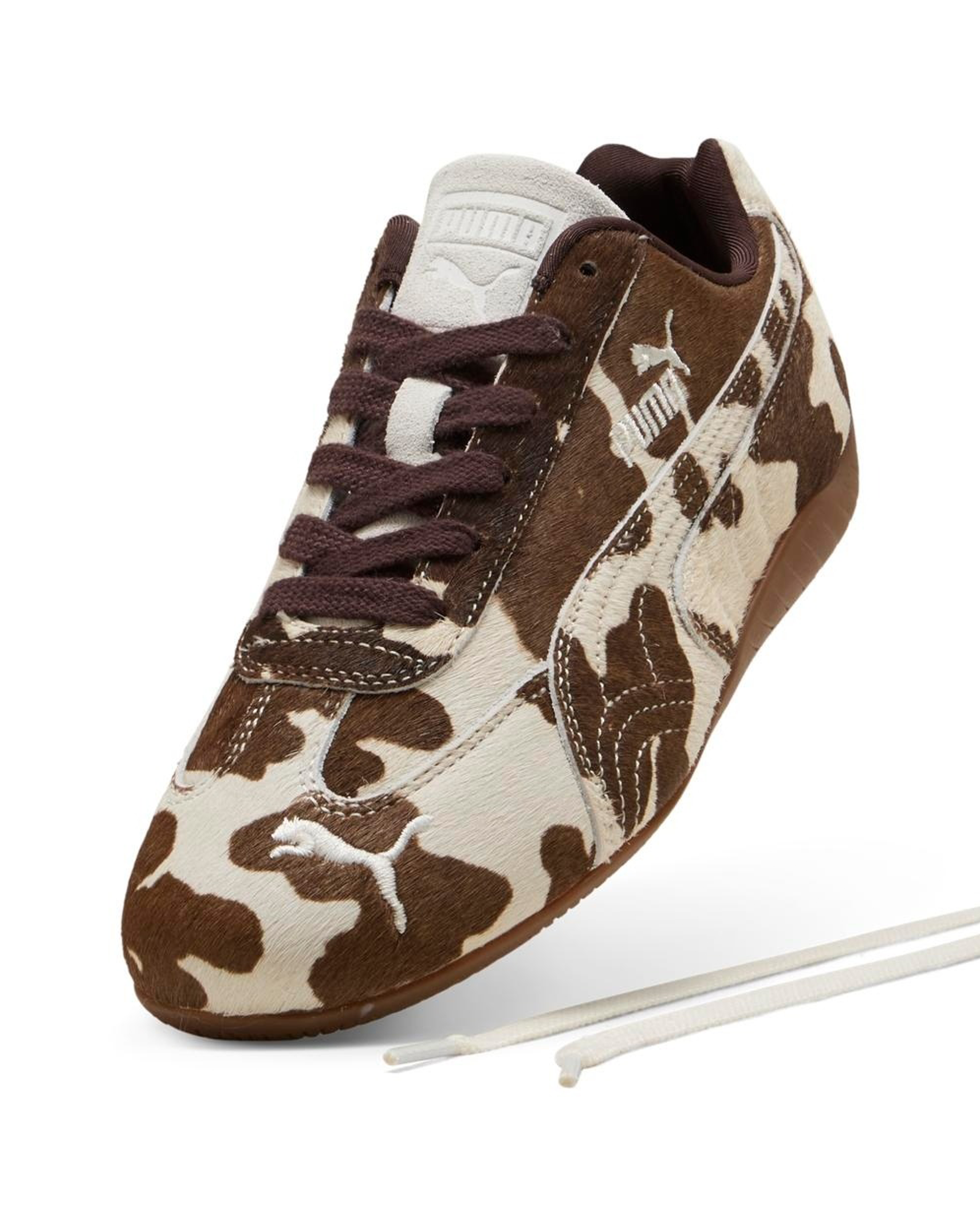 Women's Speedcat Cow - Chocolate Brown / Gum