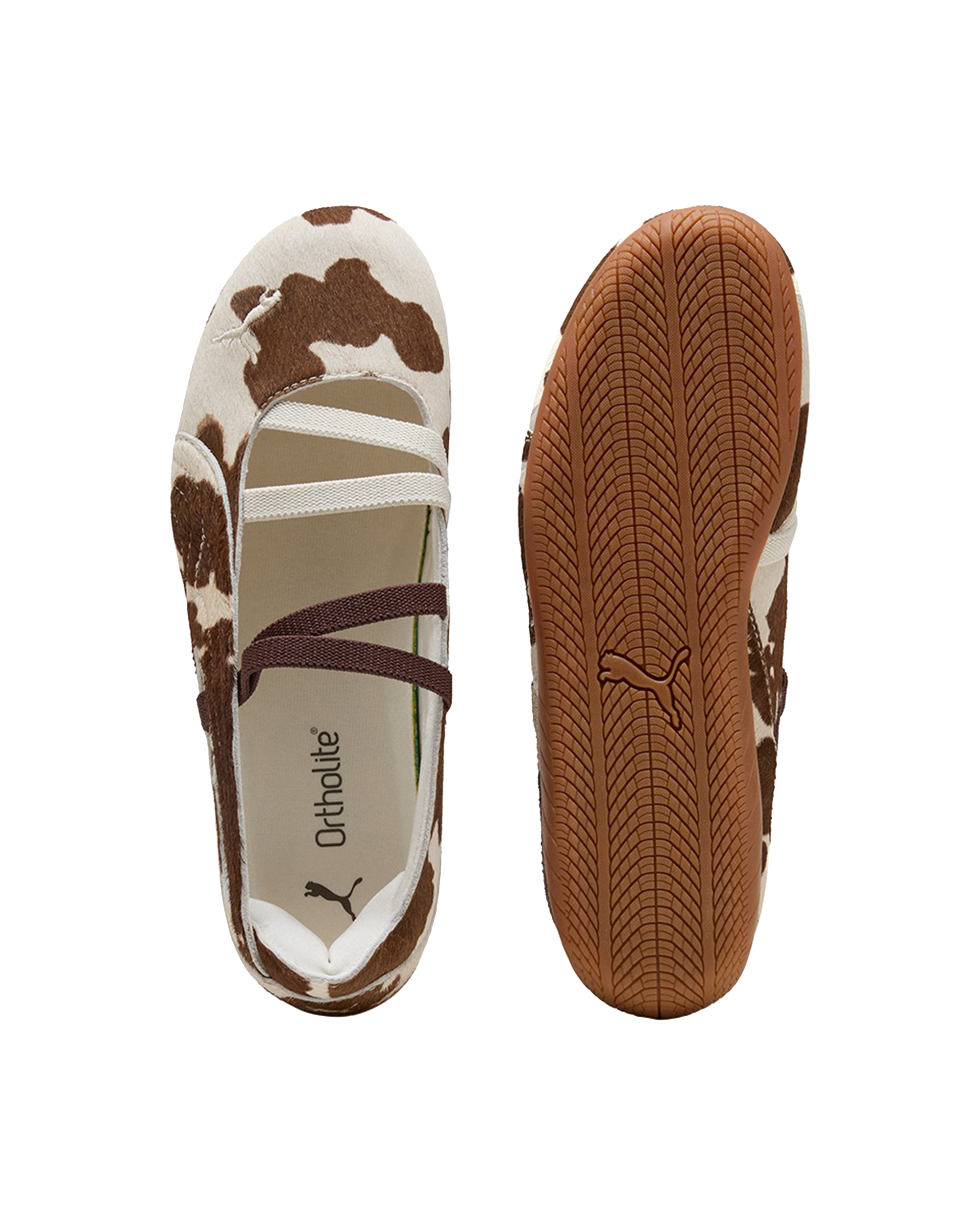 Women's Speedcat Ballet Cow - Chocolate Brown