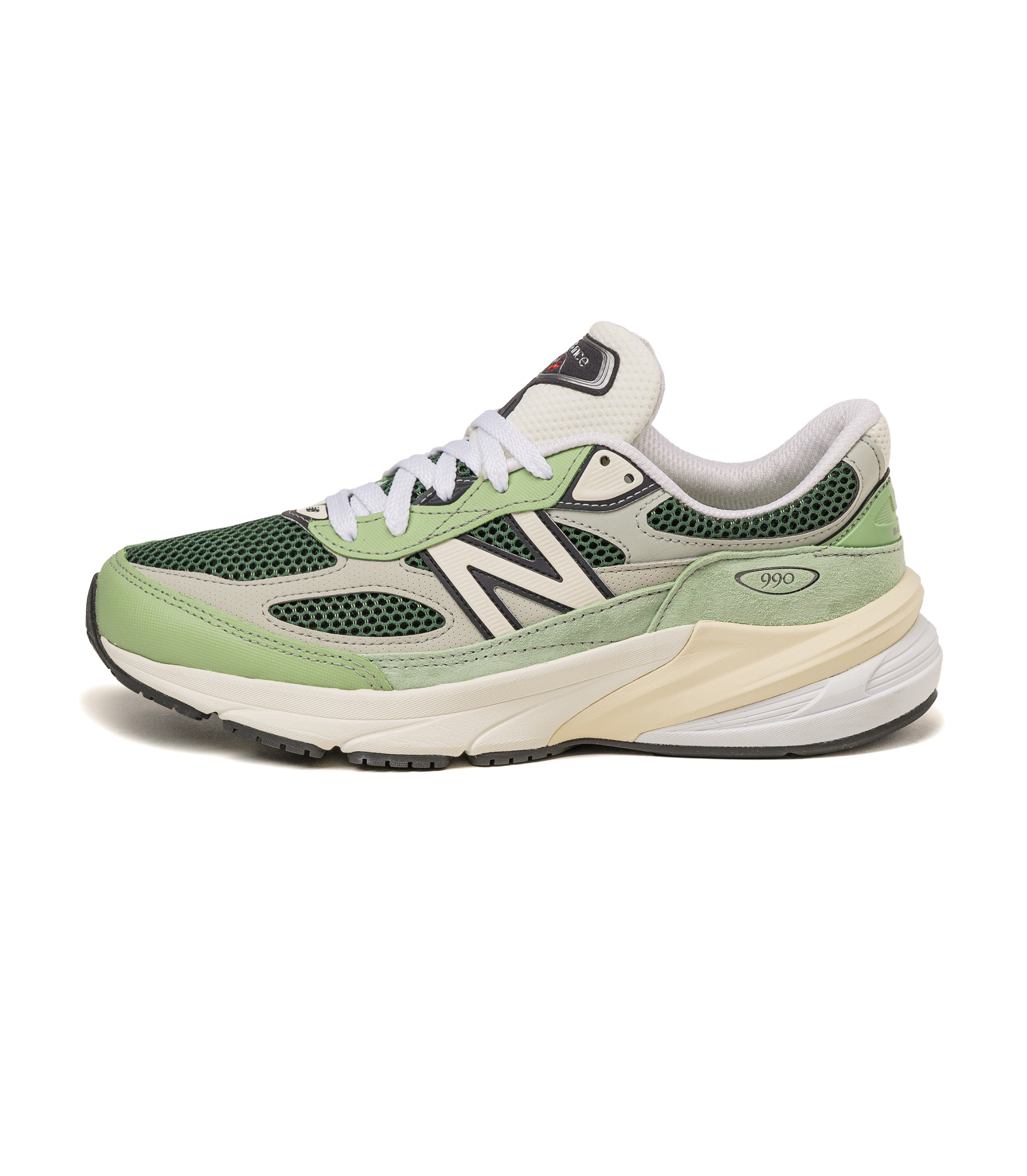 Made in USA 990v6 - Avocado / Natural Mint