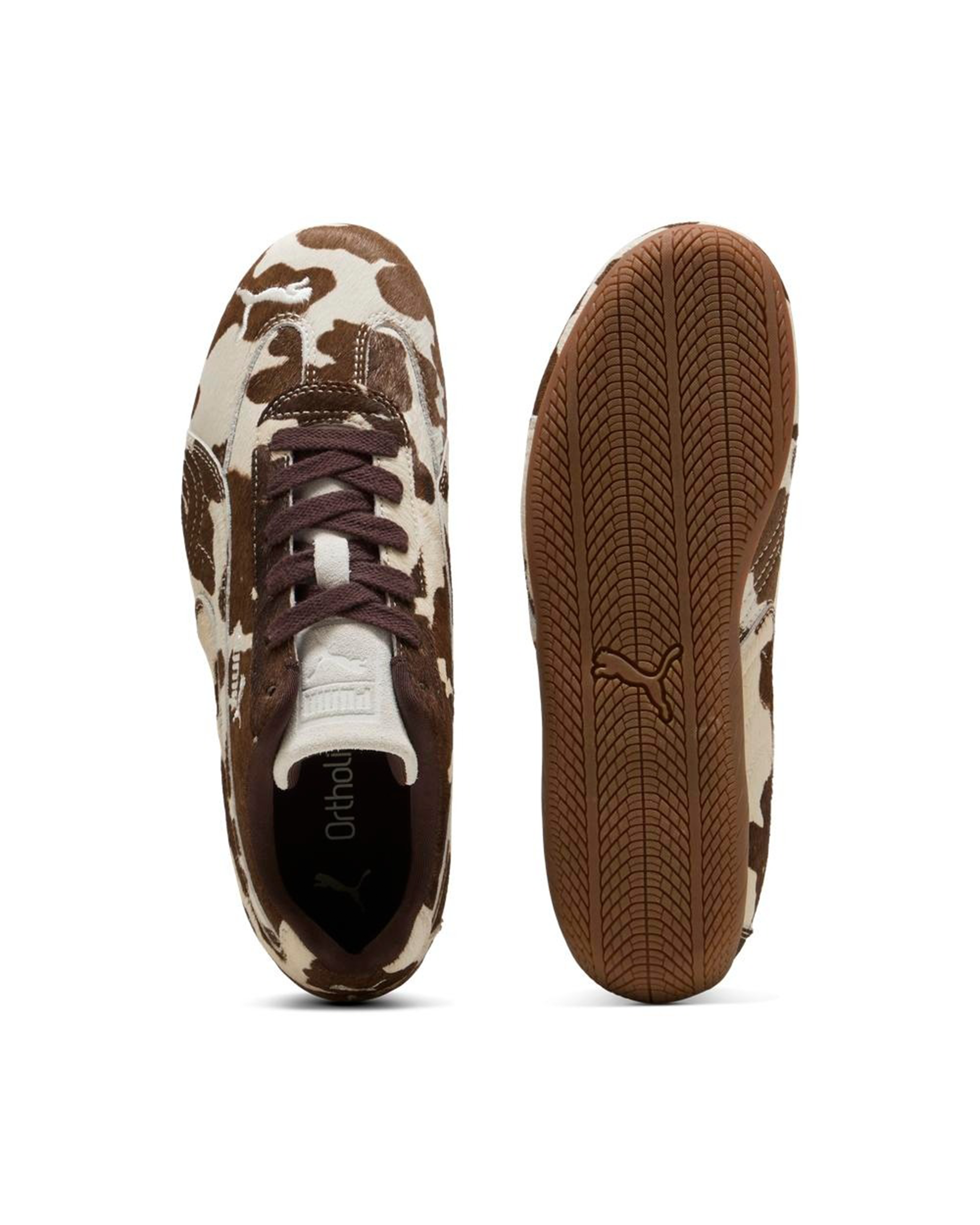 Women's Speedcat Cow - Chocolate Brown / Gum