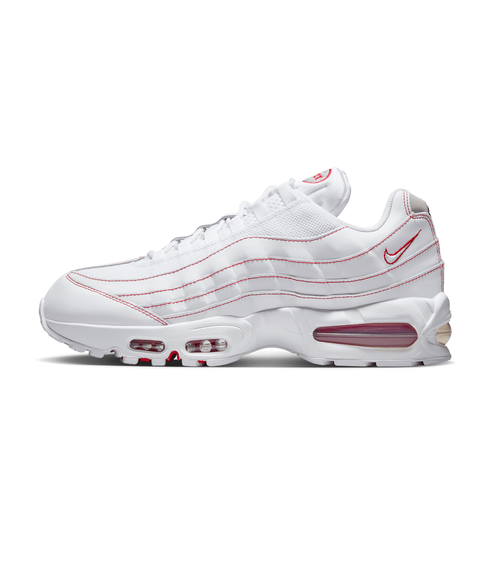 Air Max 95 OG - White / University Red / Wolf Grey