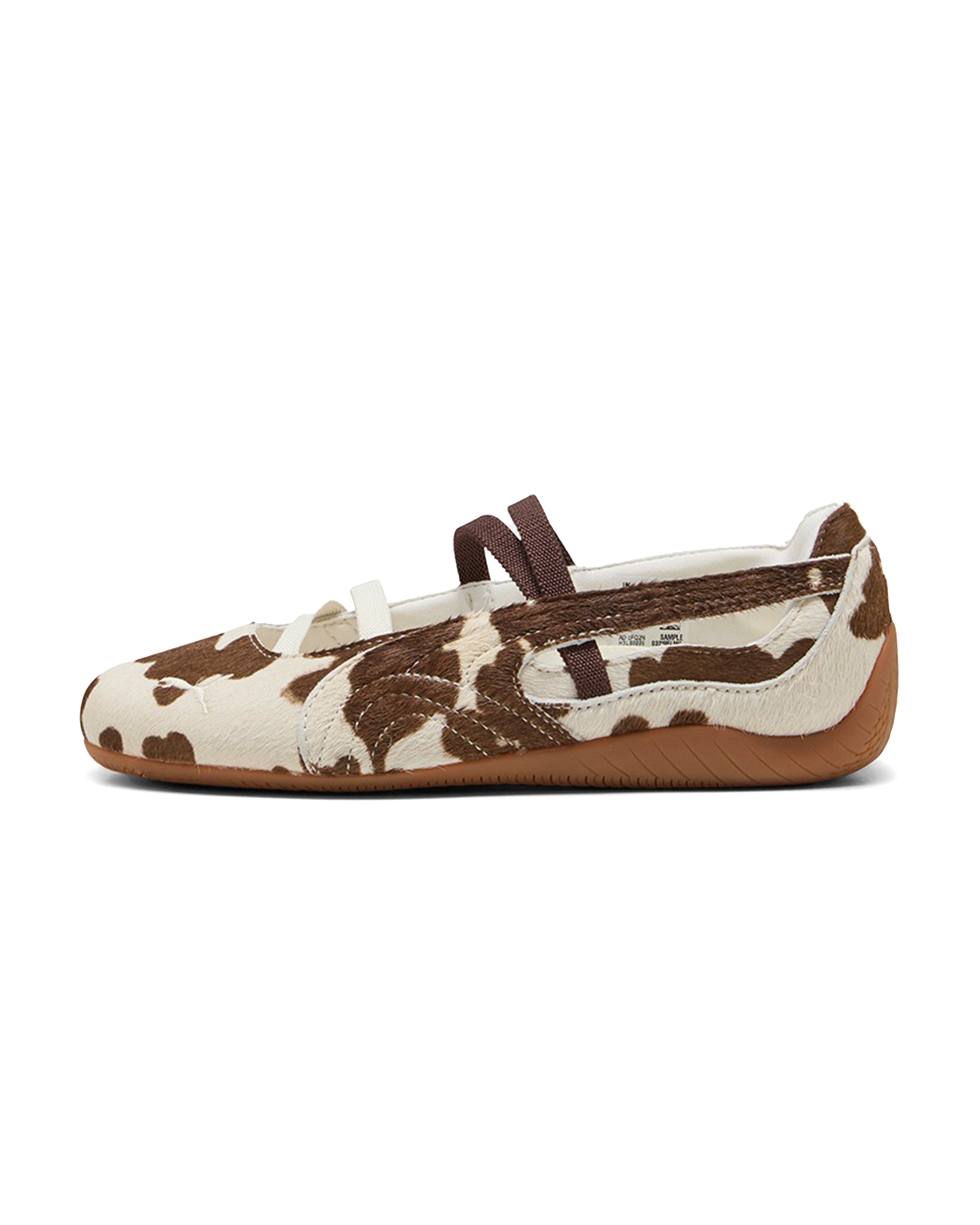 Women's Speedcat Ballet Cow - Chocolate Brown