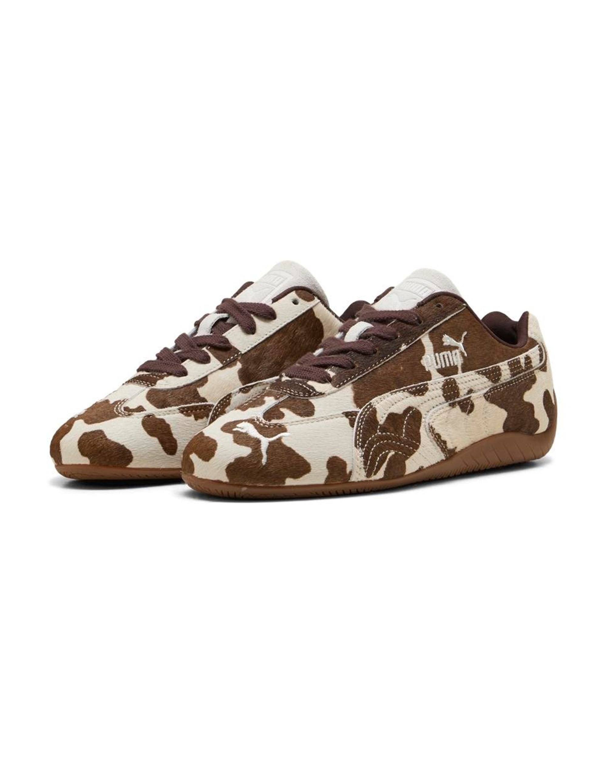 Women's Speedcat Cow - Chocolate Brown / Gum