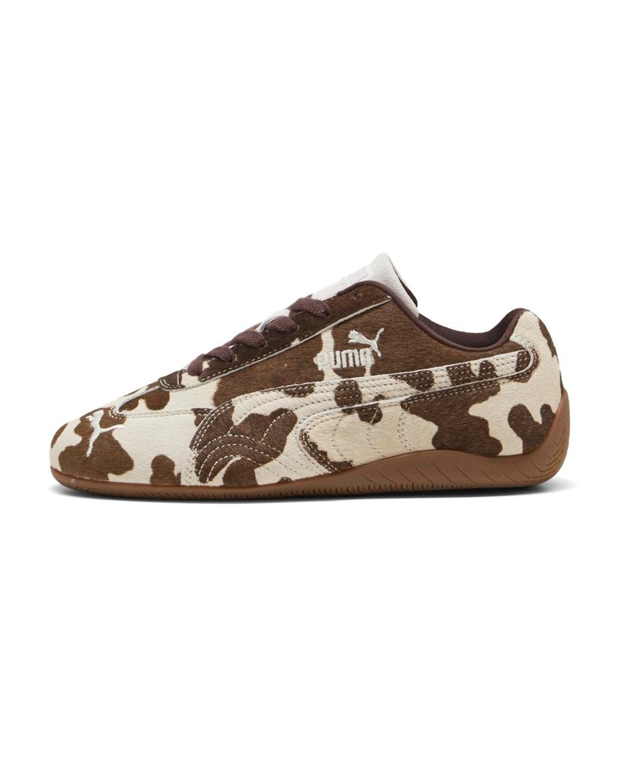 Women's Speedcat Cow - Chocolate Brown / Gum