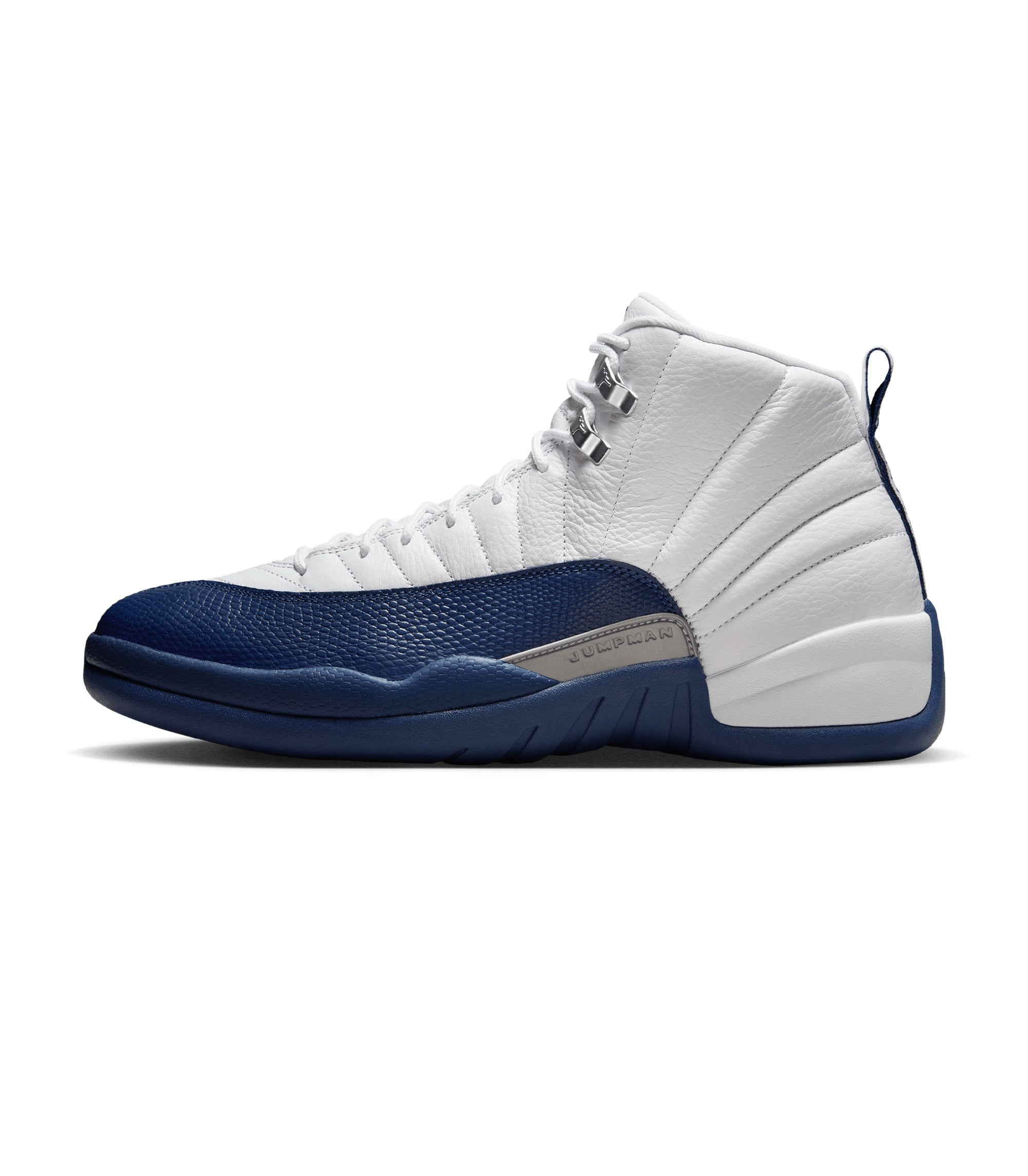 Air Jordan 12 Retro - White / French Blue / Metallic Silver
