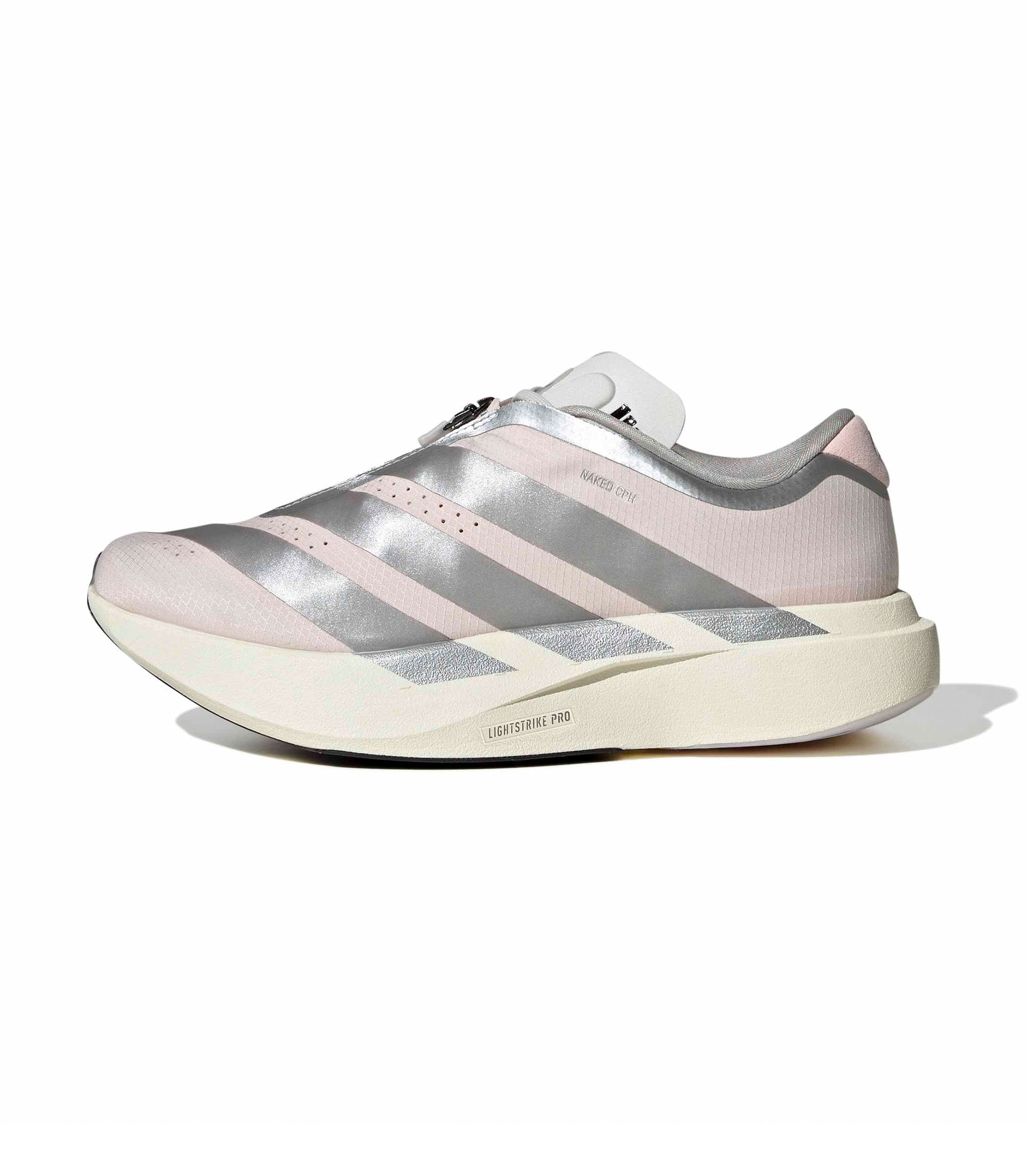Naked Copenhagen Adizero Evo SL Zip - Sandy Pink / Silver Metallic / Off White