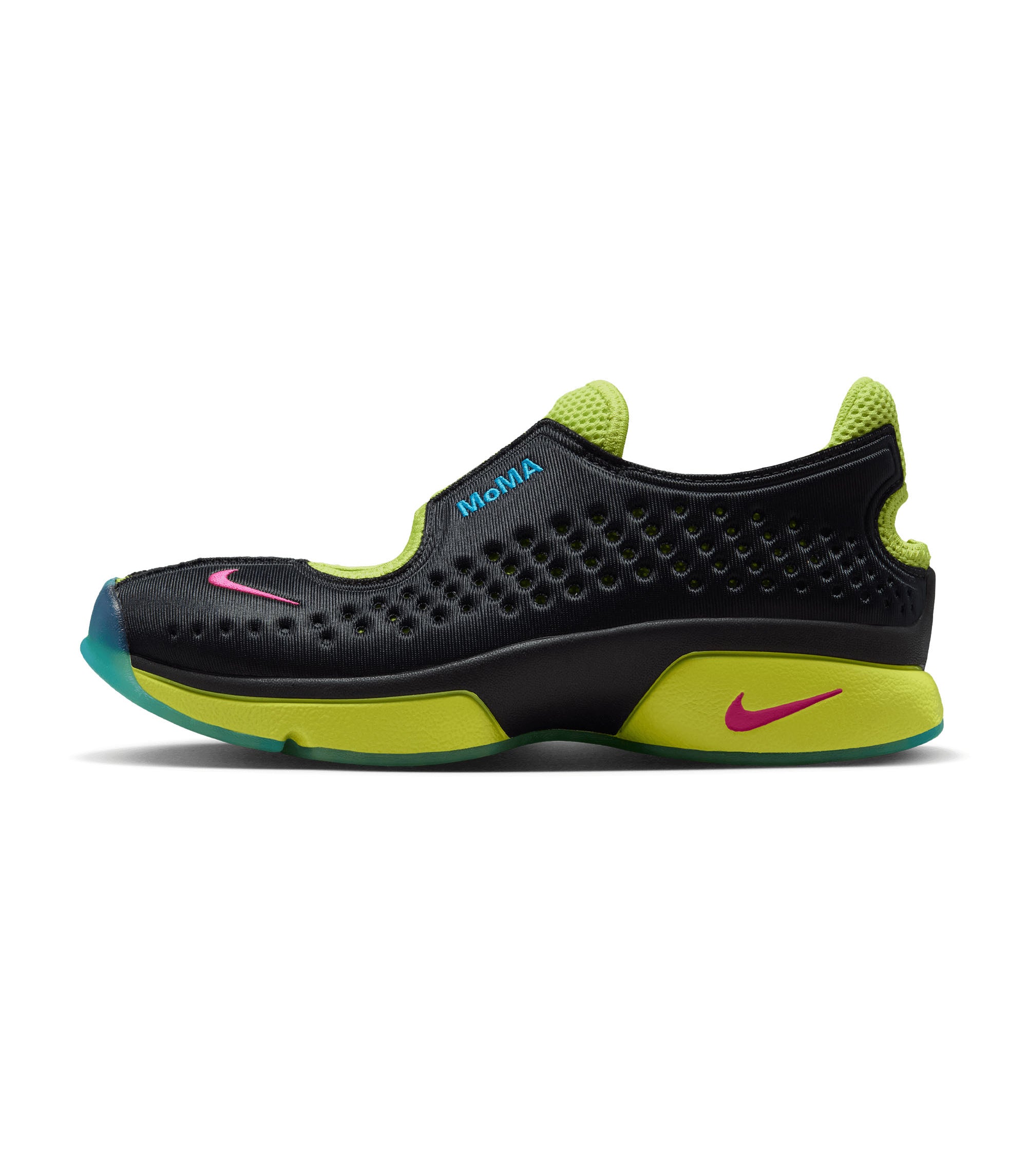 Women's MoMA Air Rift 2 SP - Black / Light Fuchsia / Cyber / Dark Powder Blue