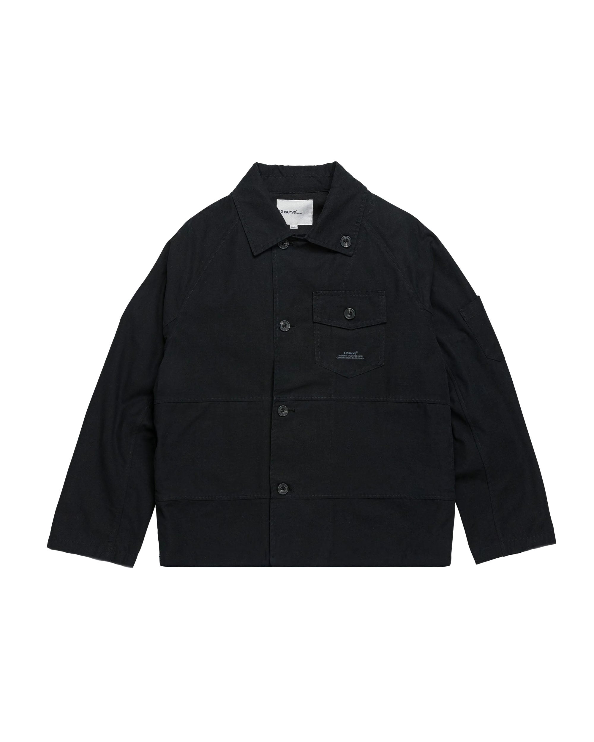 Panel Jacket - Black