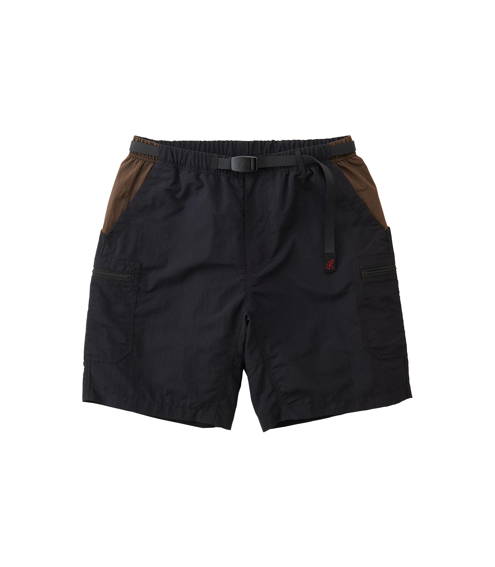 Nylon Utility Short - Black / Dark Brown