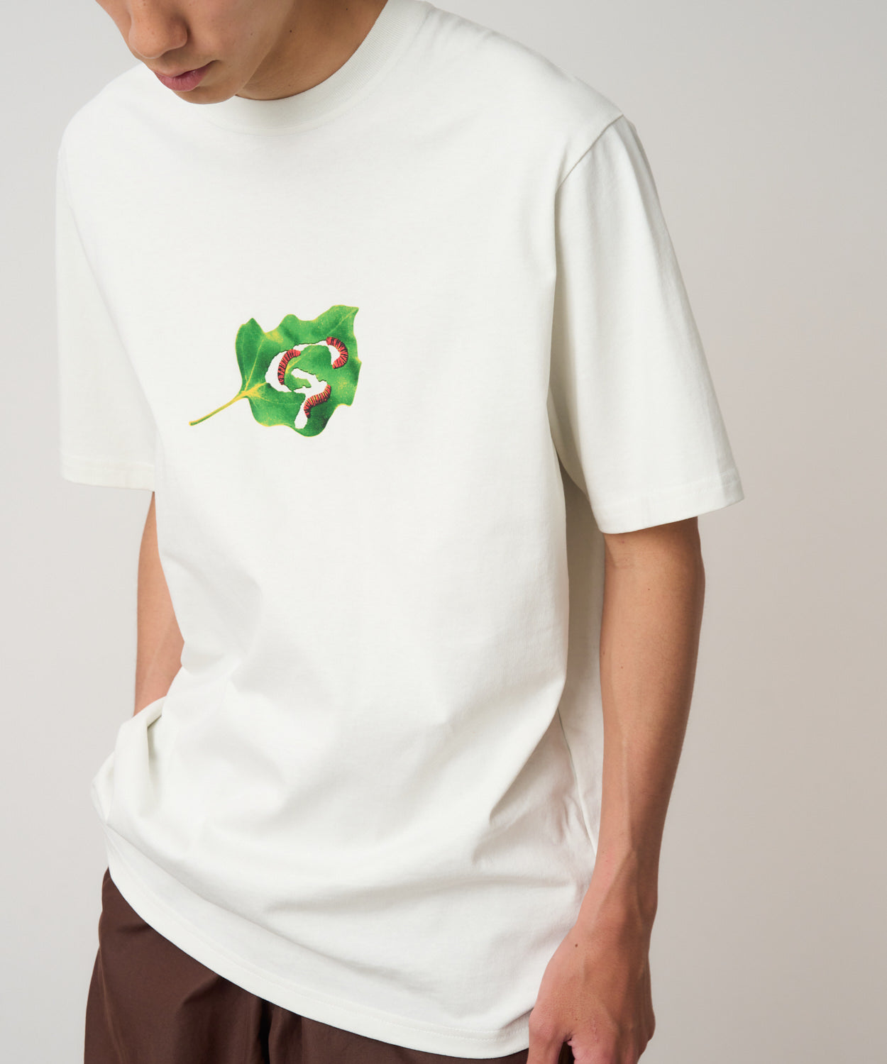 Leaf T-Shirt - Vintage White