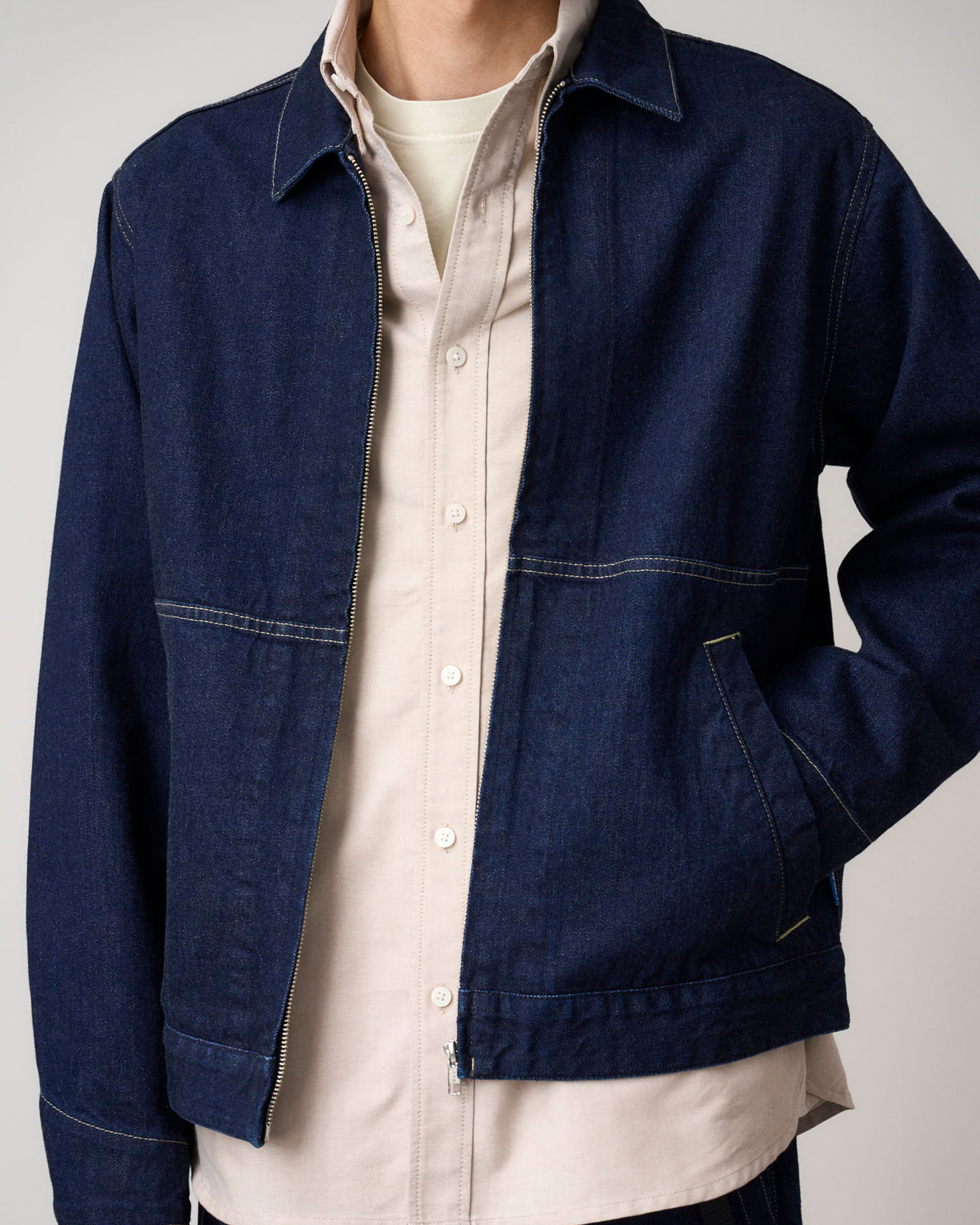 Japanese Slub Denim Jacket - Indigo