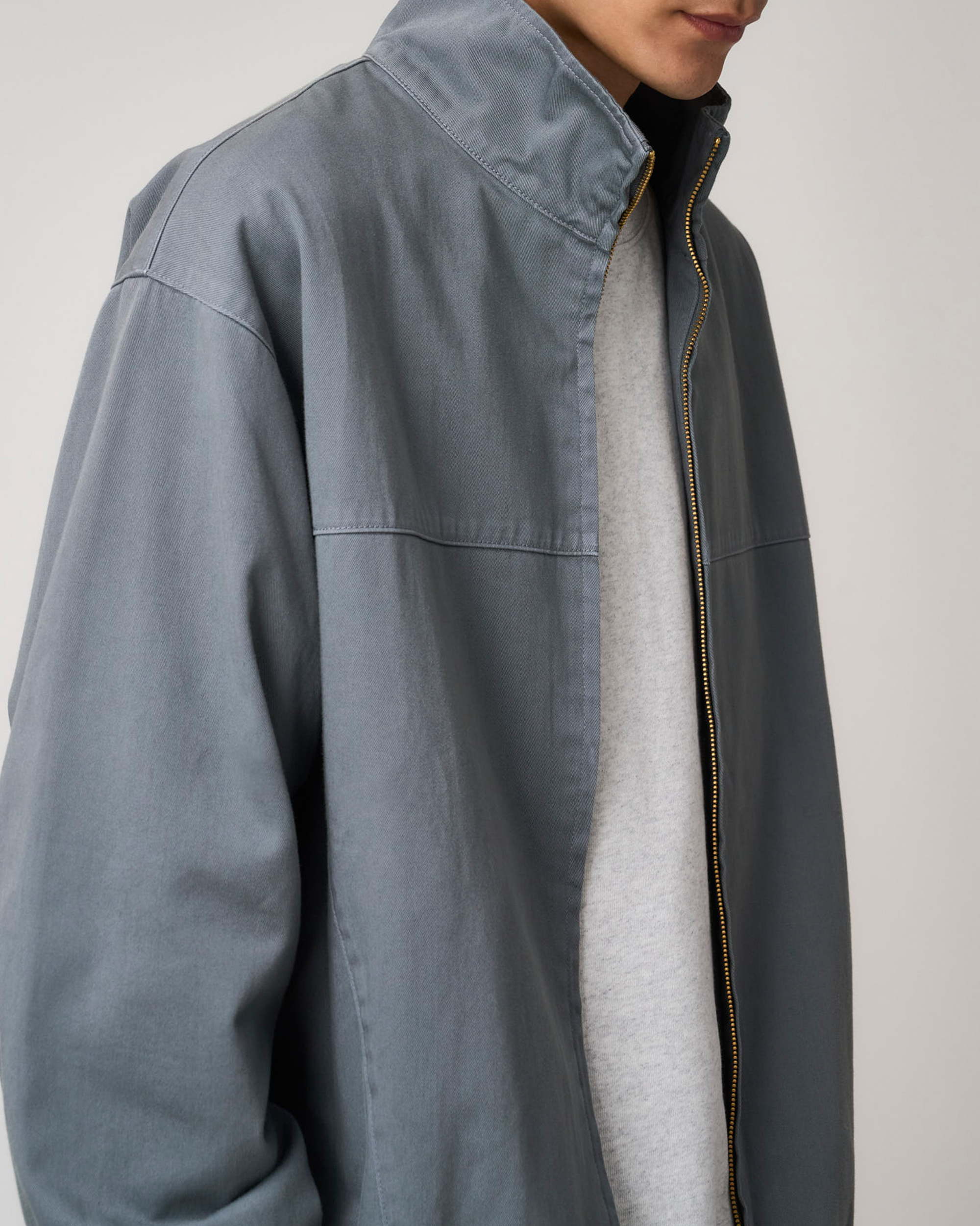 Twill Around Jacket - Seal
