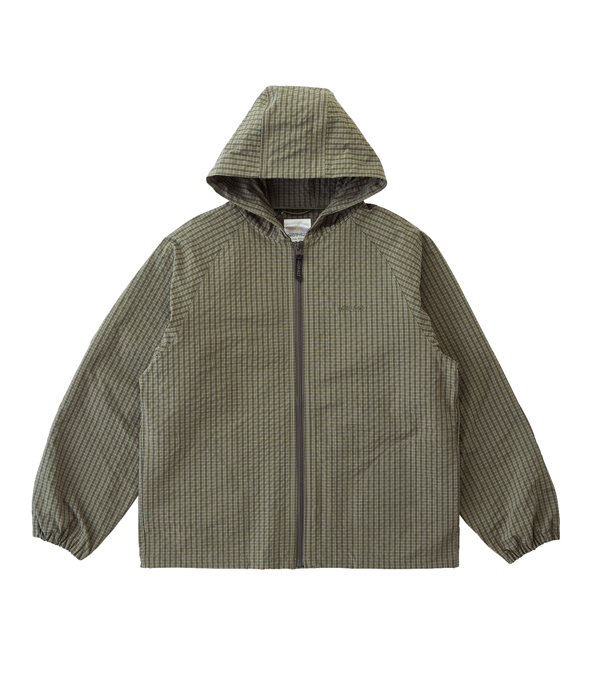 Northside Plaid Hooded Jacket - Olive