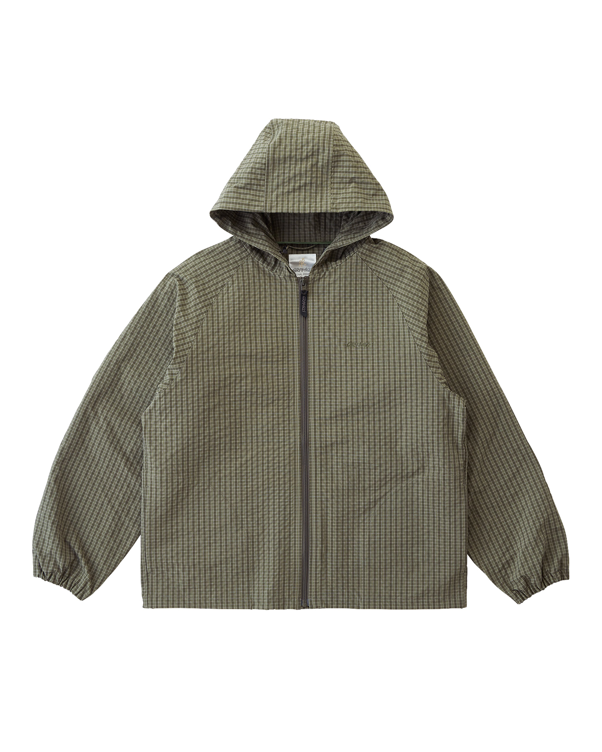 Northside Plaid Hooded Jacket - Olive