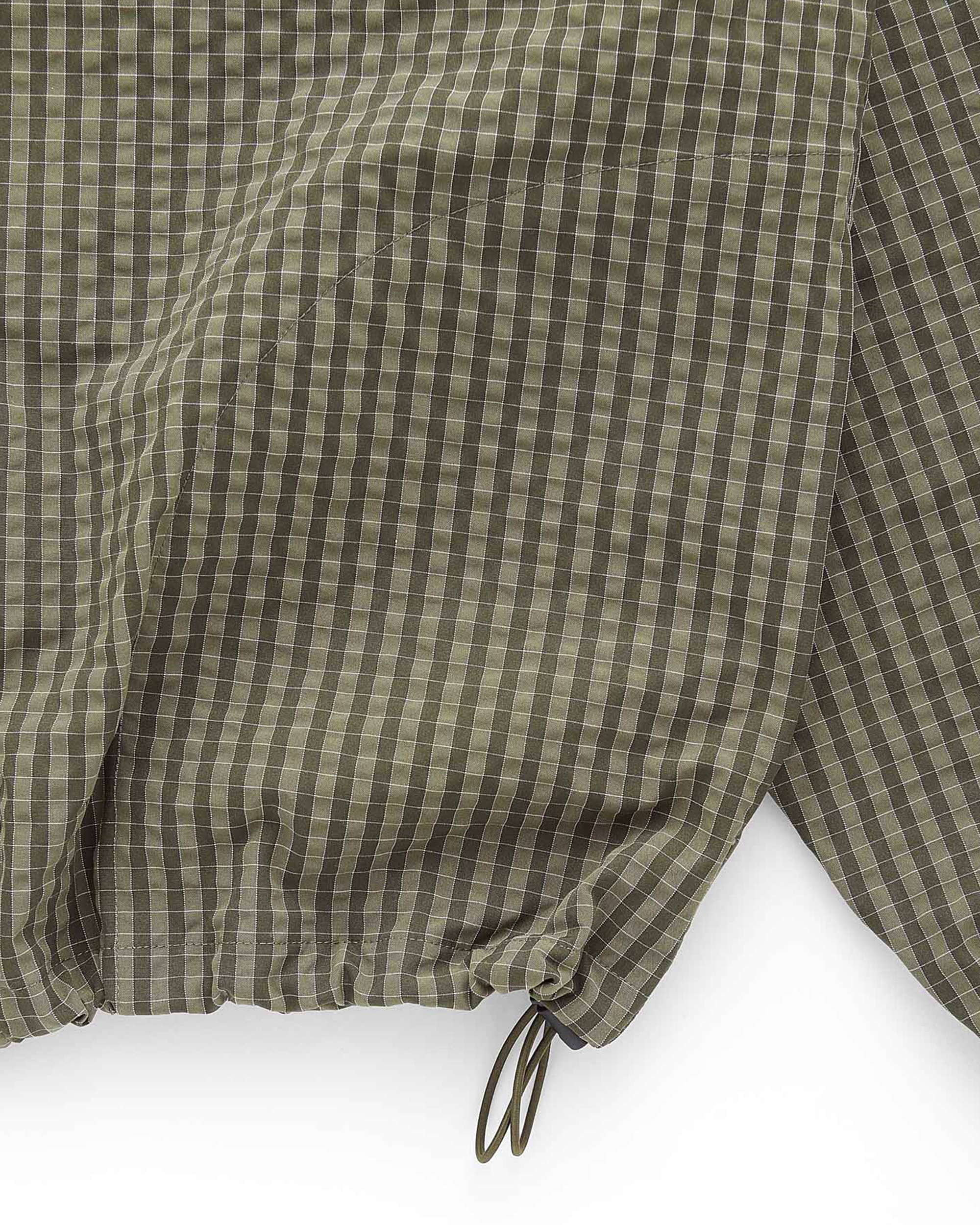 Northside Plaid Hooded Jacket - Olive