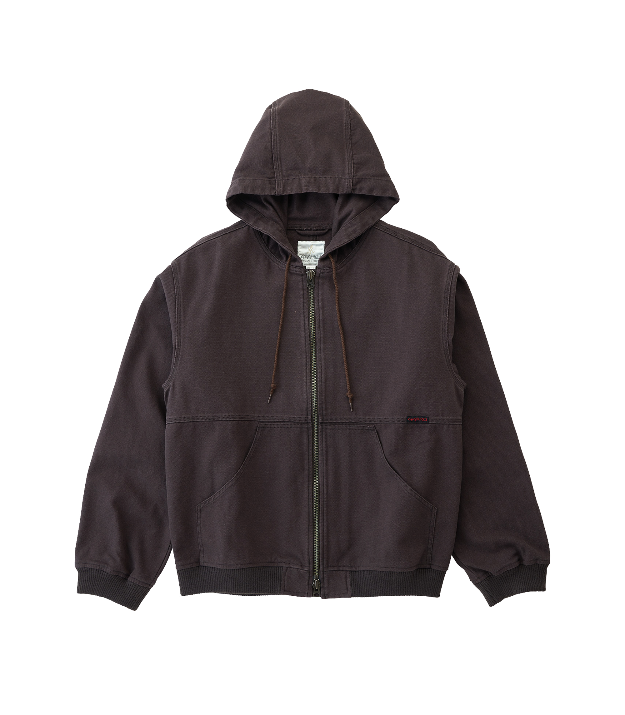 El Cap Canvas Hooded Jacket - Umber