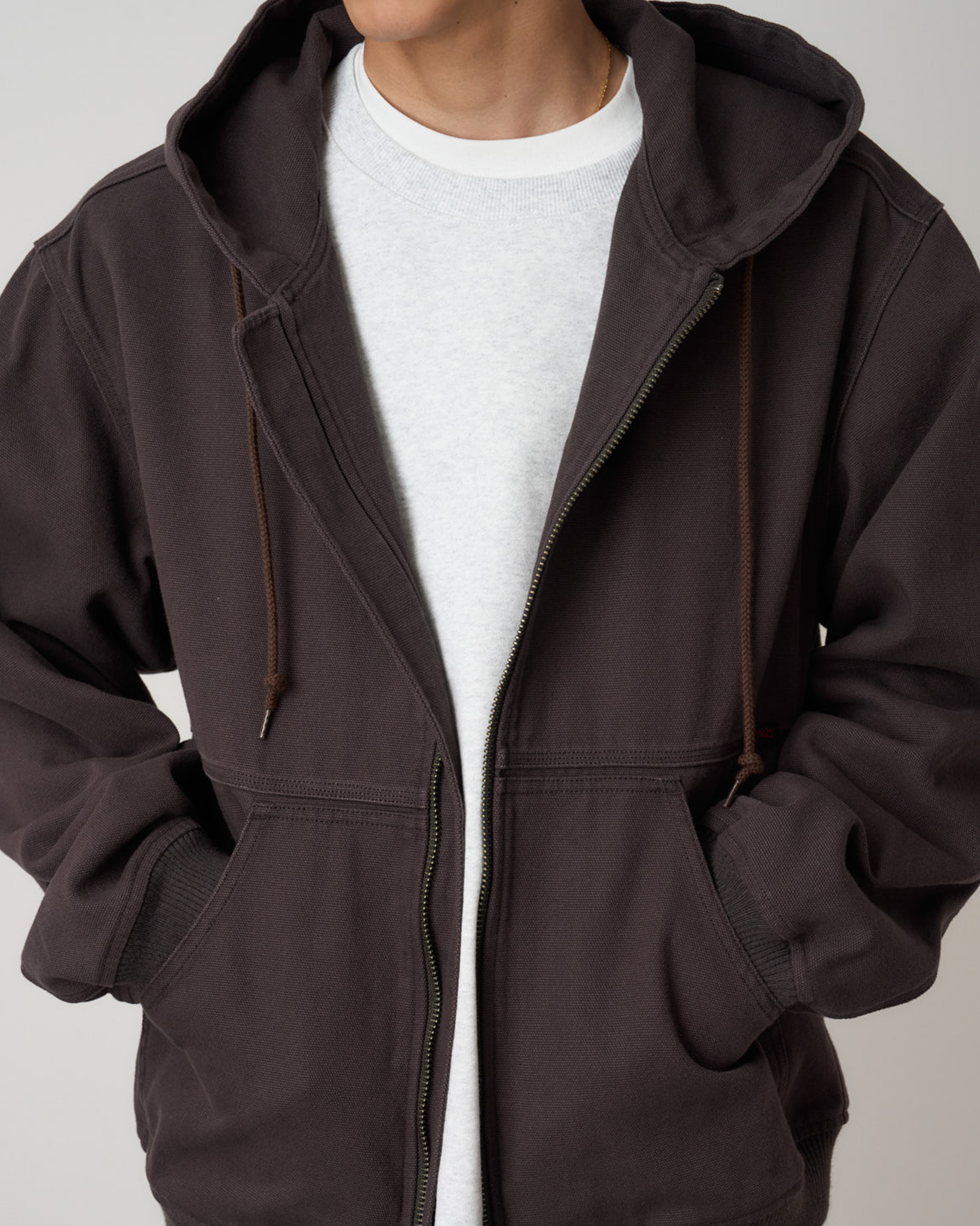 El Cap Canvas Hooded Jacket - Umber