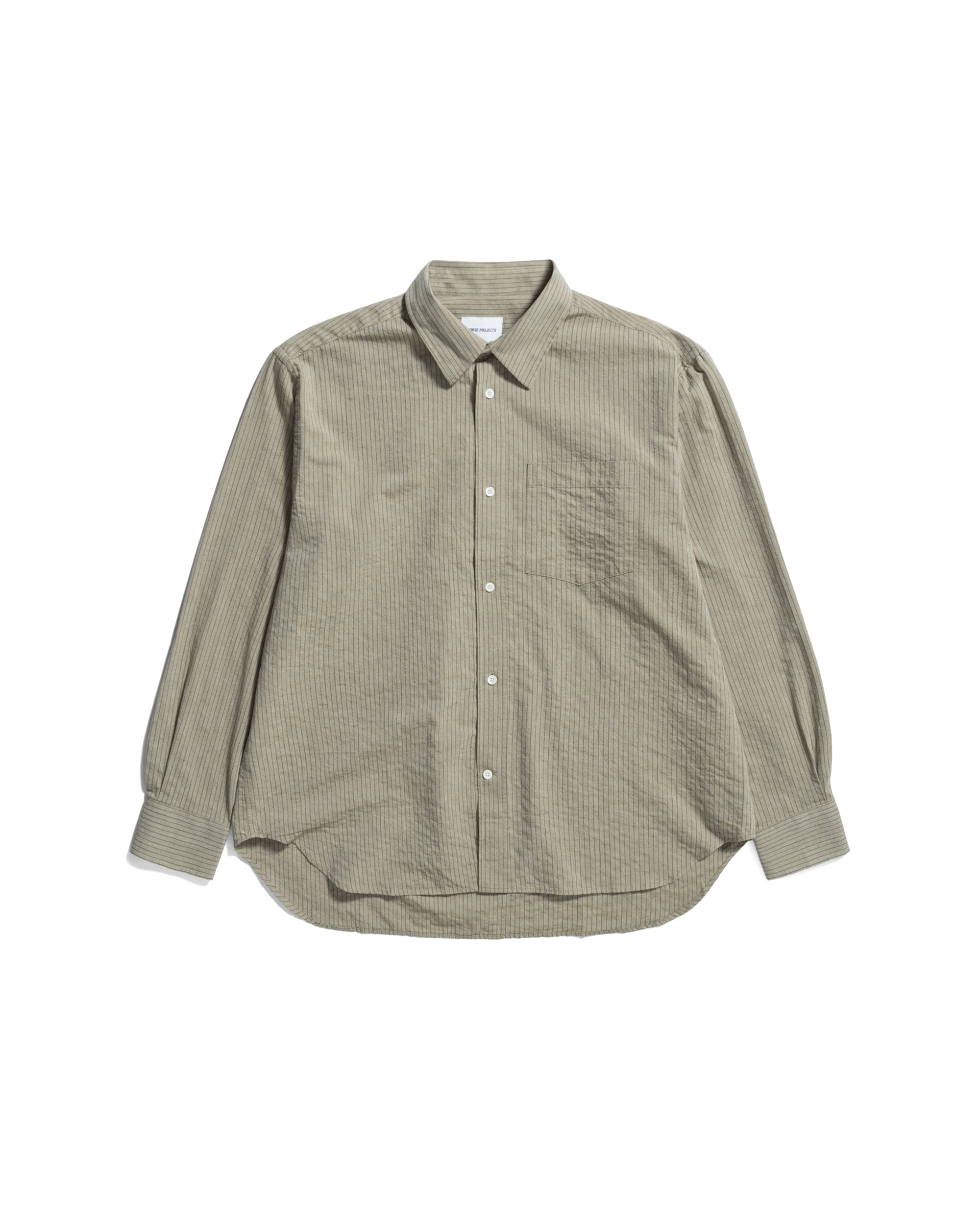 Ole Oversized Striped Shirt - Clay