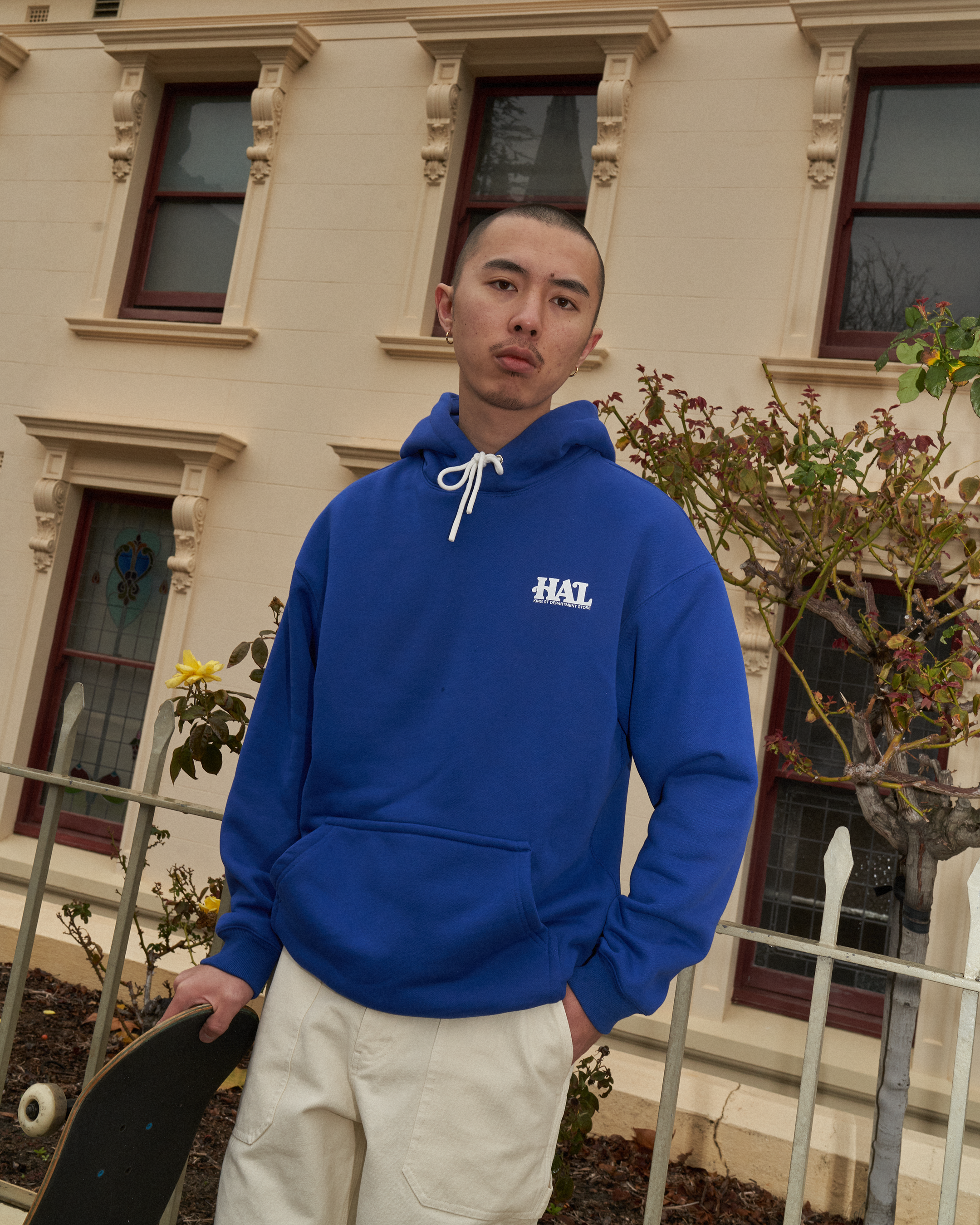 HAL Logo Hooded Sweatshirt - Blue