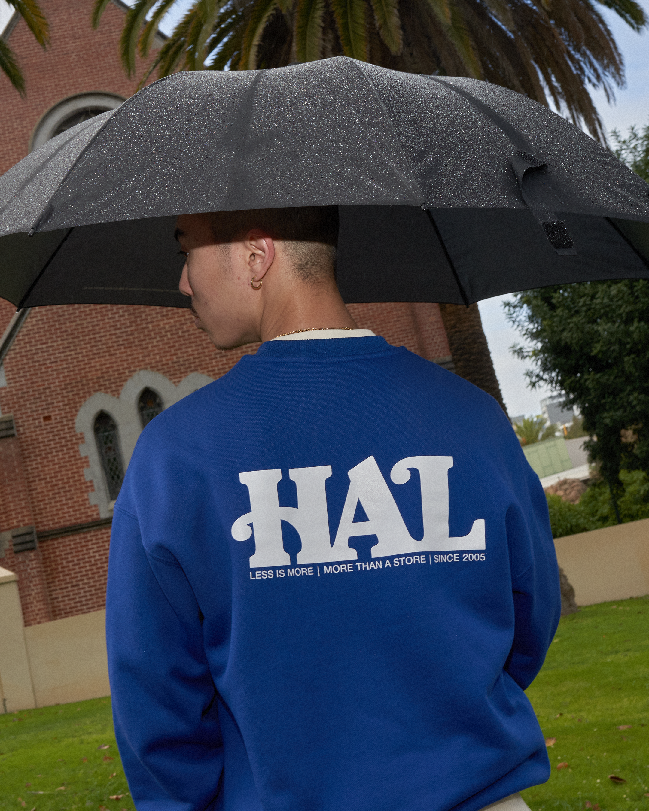 HAL Logo Crewneck Sweatshirt - Blue