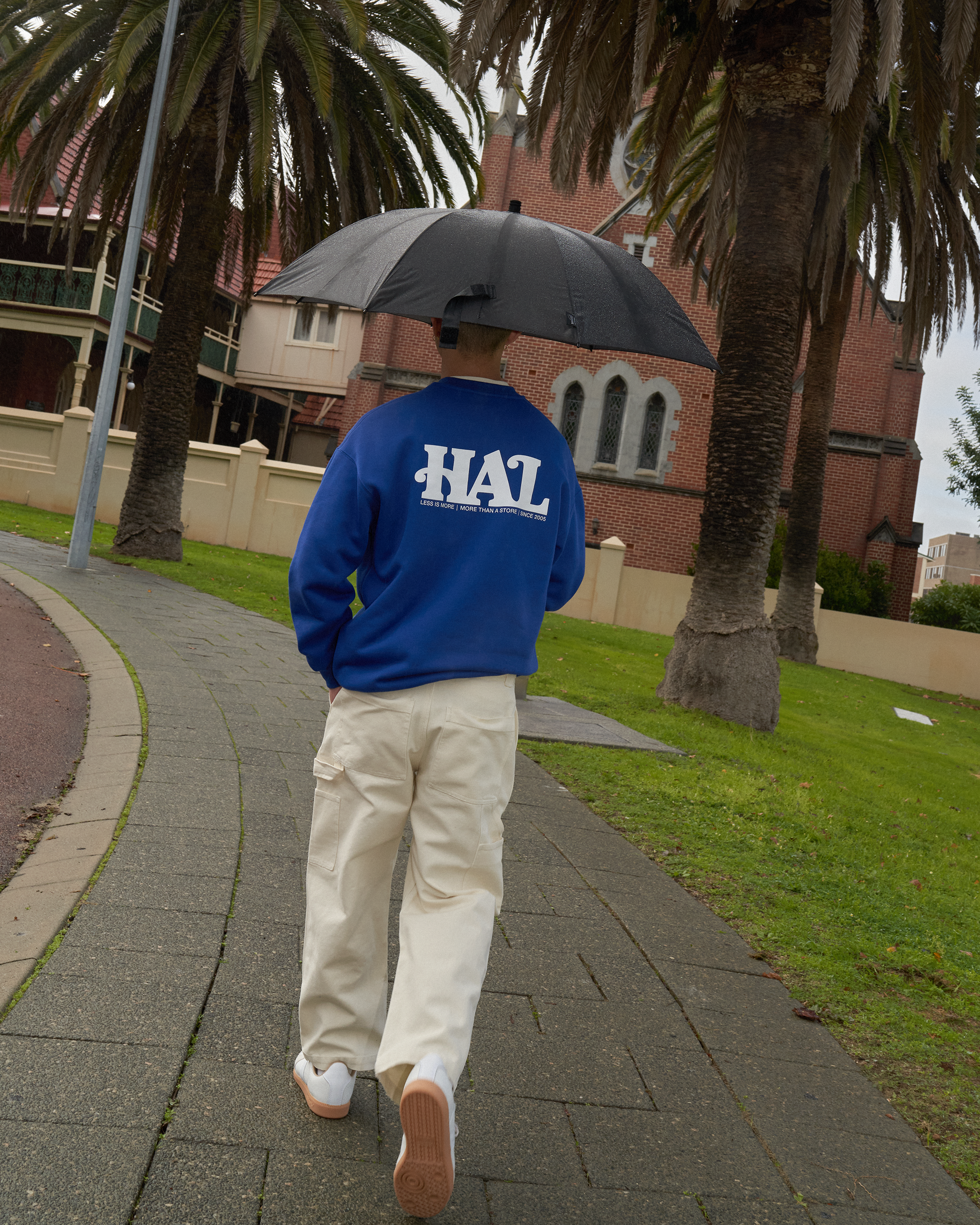 HAL Logo Hooded Sweatshirt - Blue