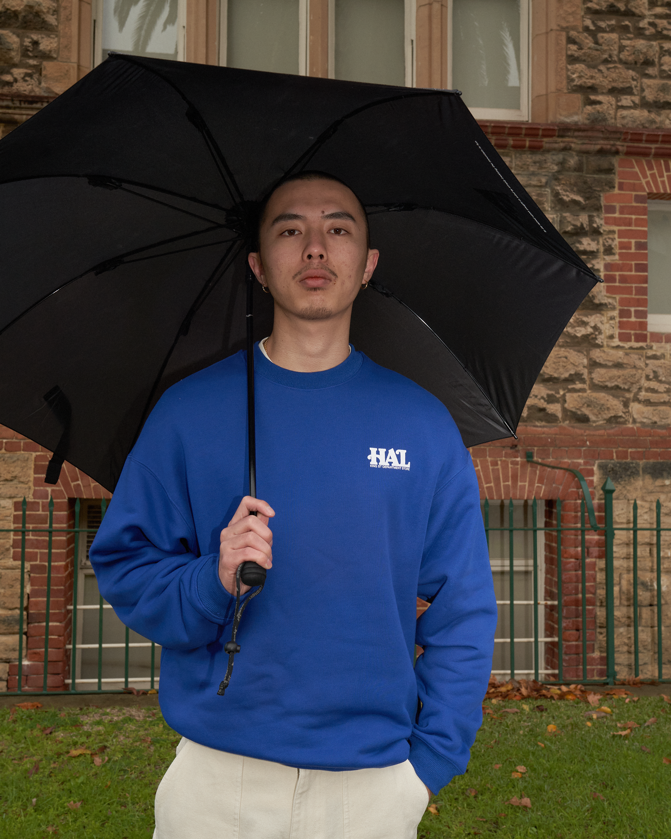 HAL Logo Crewneck Sweatshirt - Blue