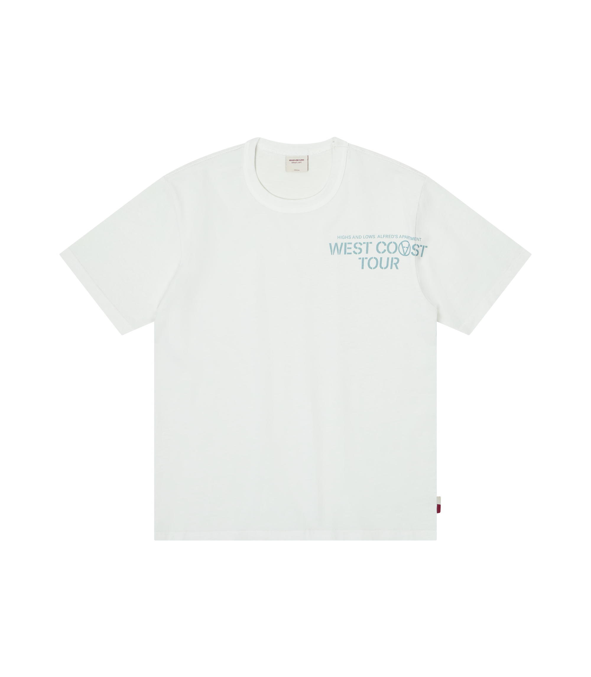 Alfreds Apartment West Coast Tour T-Shirt - Coconut