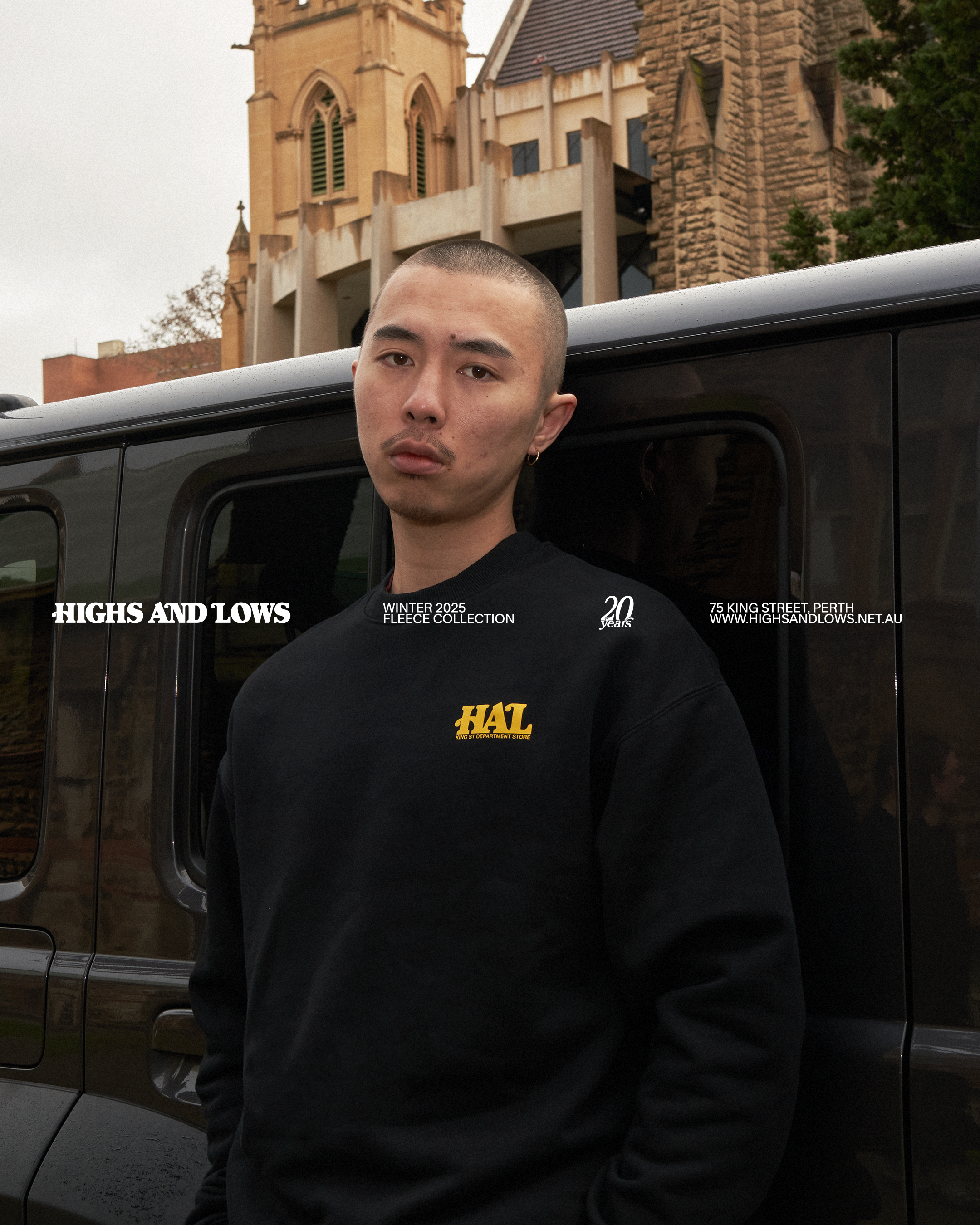 HAL Logo Crewneck Sweatshirt - Black