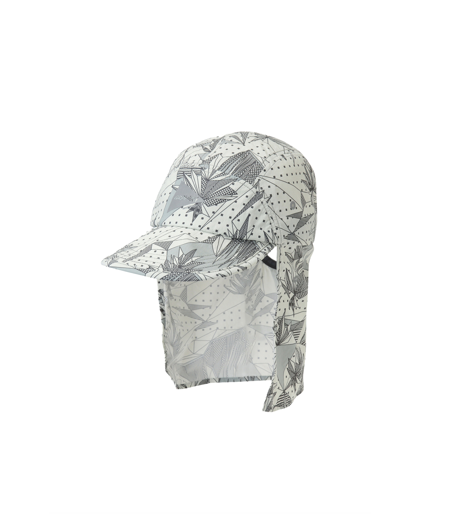 And Wander Brushed Nylon Sunshade Cap - Yosemite Grey