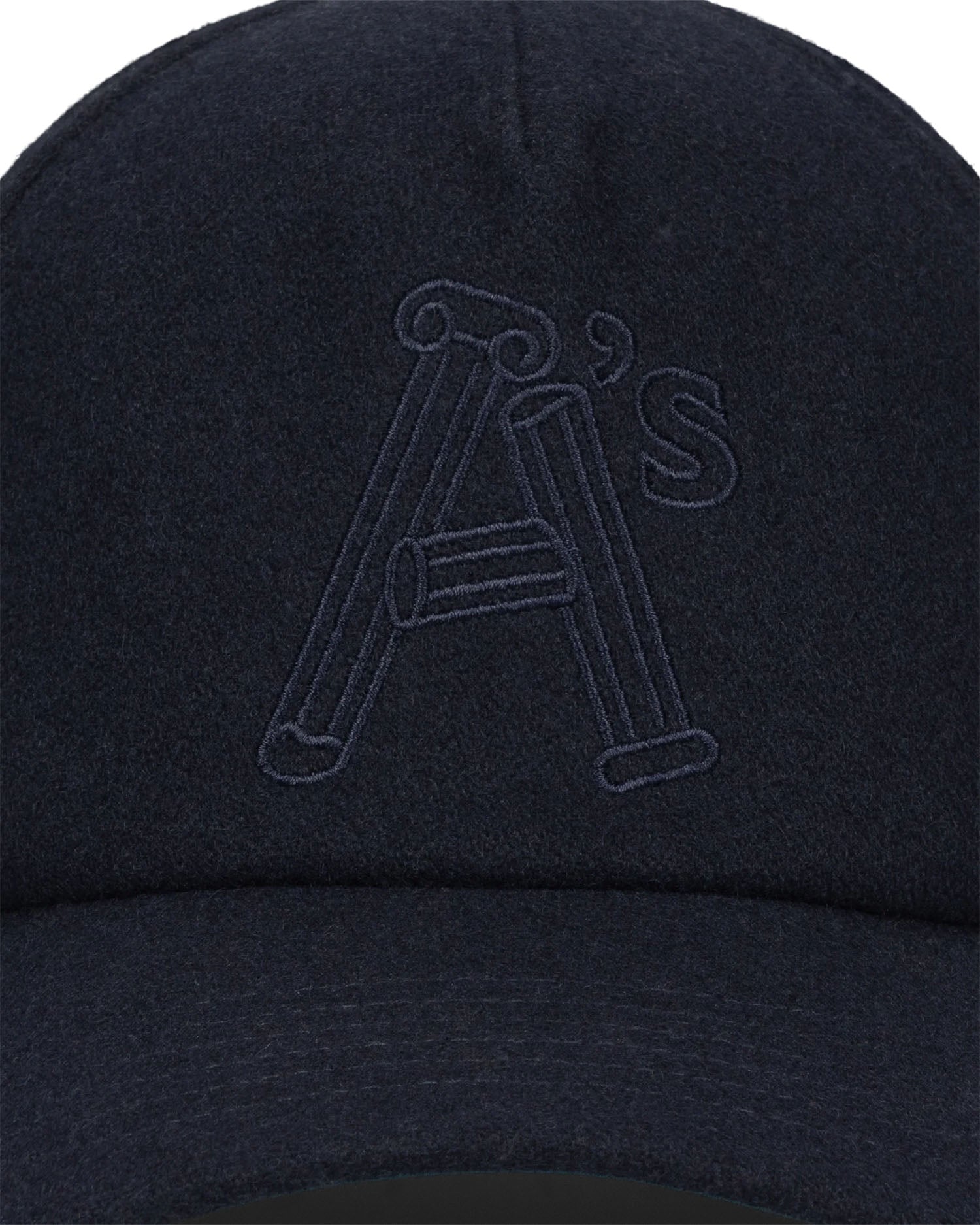 Wool Column A Cap - Navy